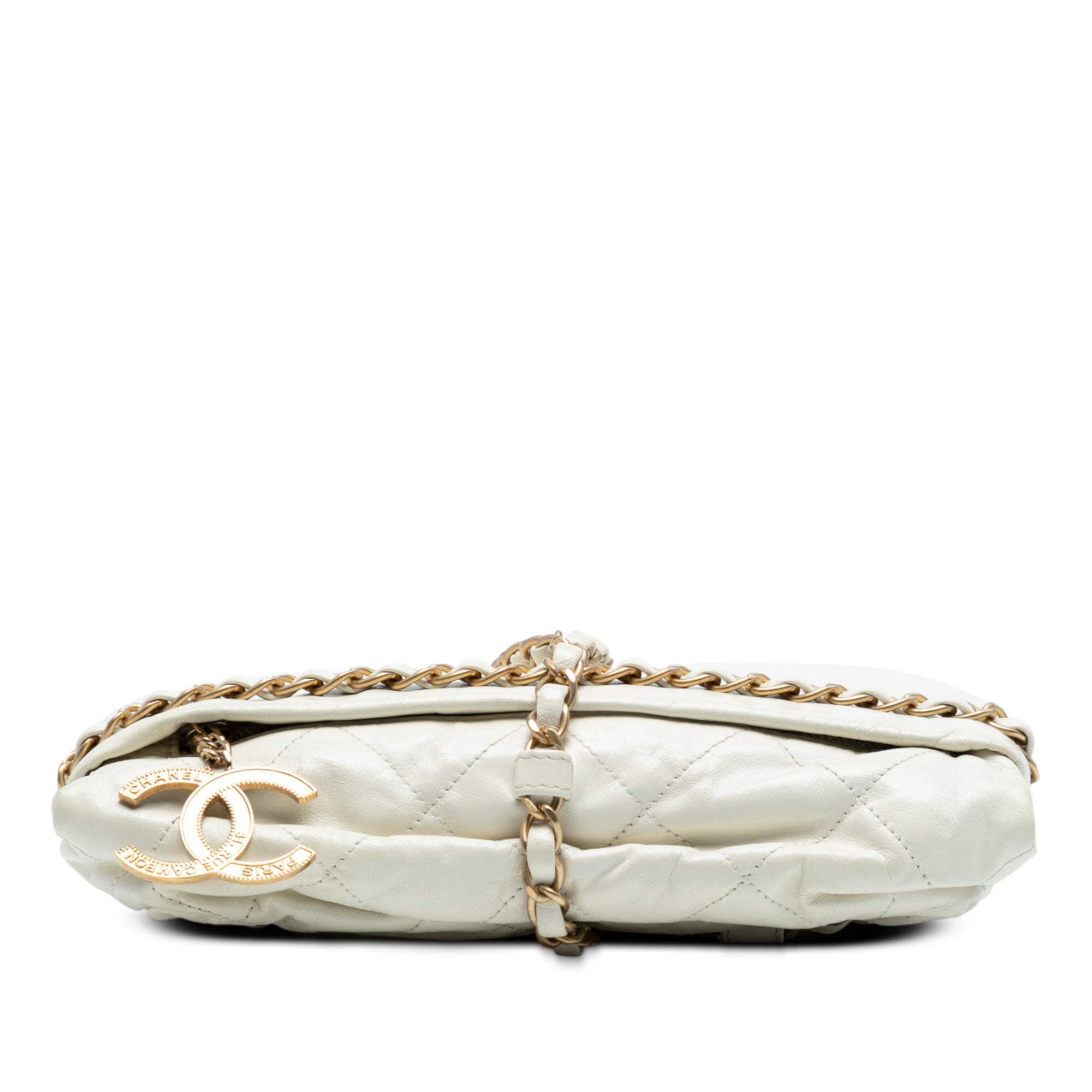 Chanel Quilted Calfskin Midnight Swim Baluchon Bag - image 3