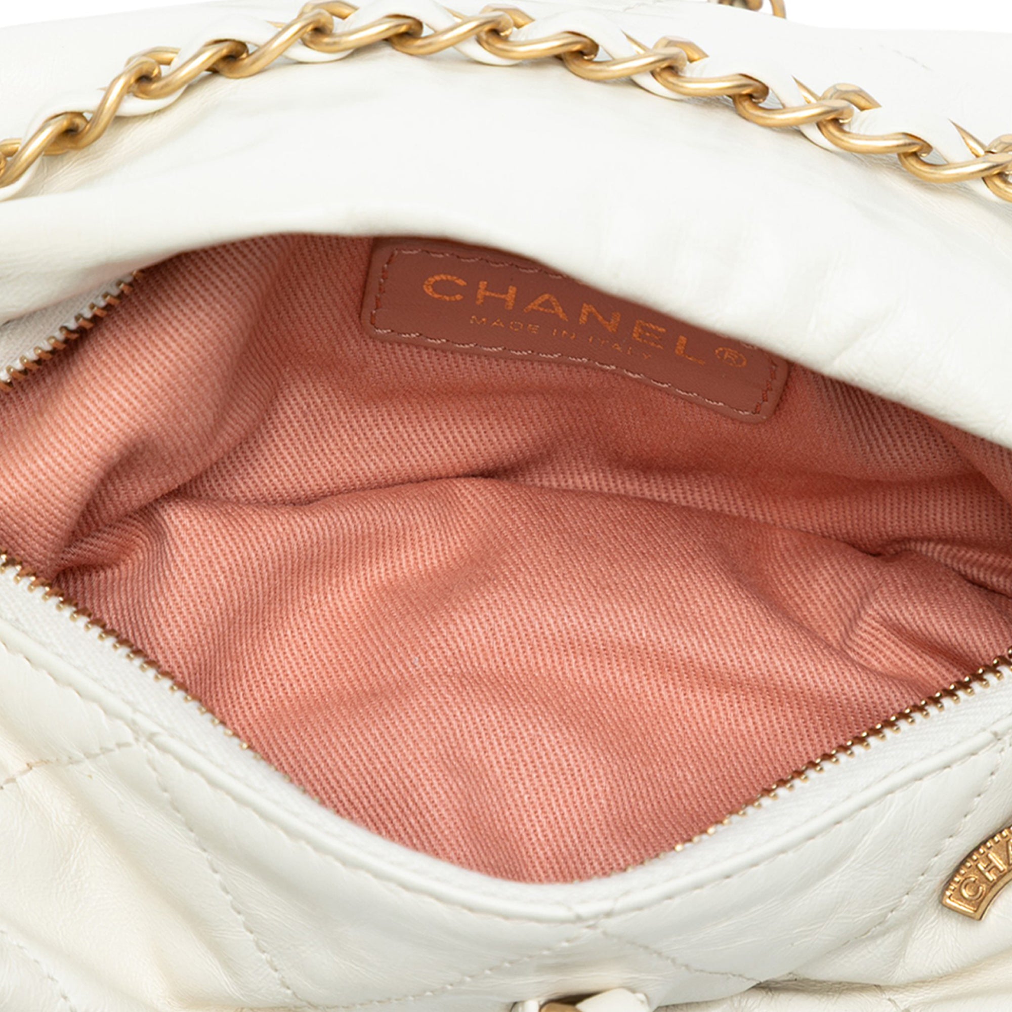 Chanel Quilted Calfskin Midnight Swim Baluchon Bag - image 4