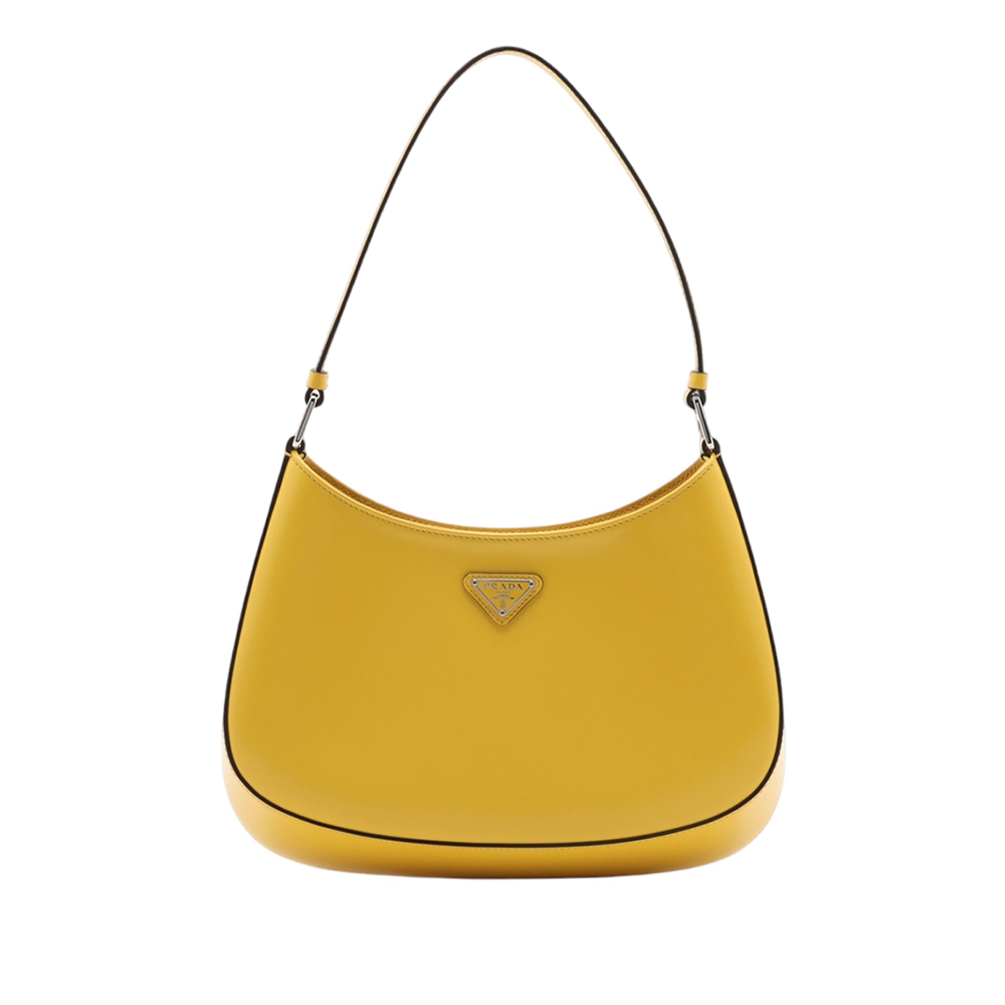 Prada Brushed Leather Cleo Shoulder Bag - image 1