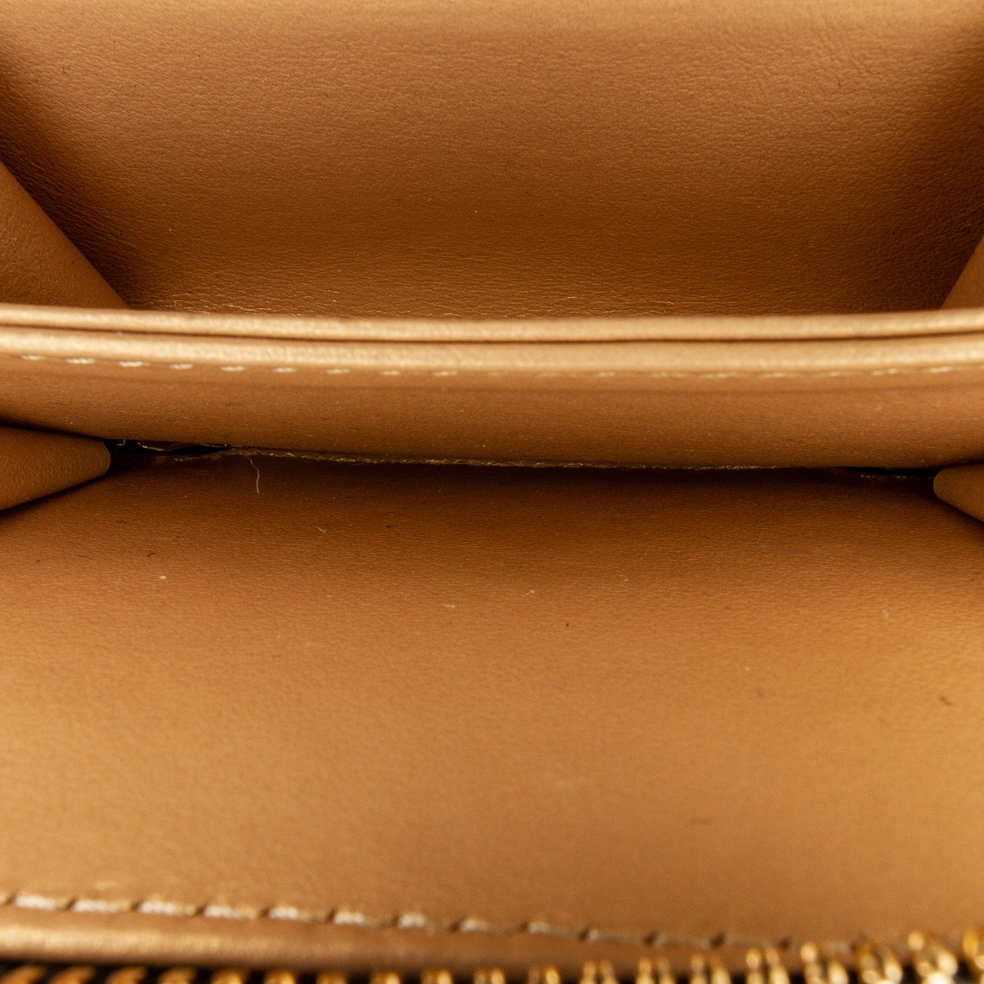 Chanel CC Quilted Golden Plate Vanity Crossbody - image 8