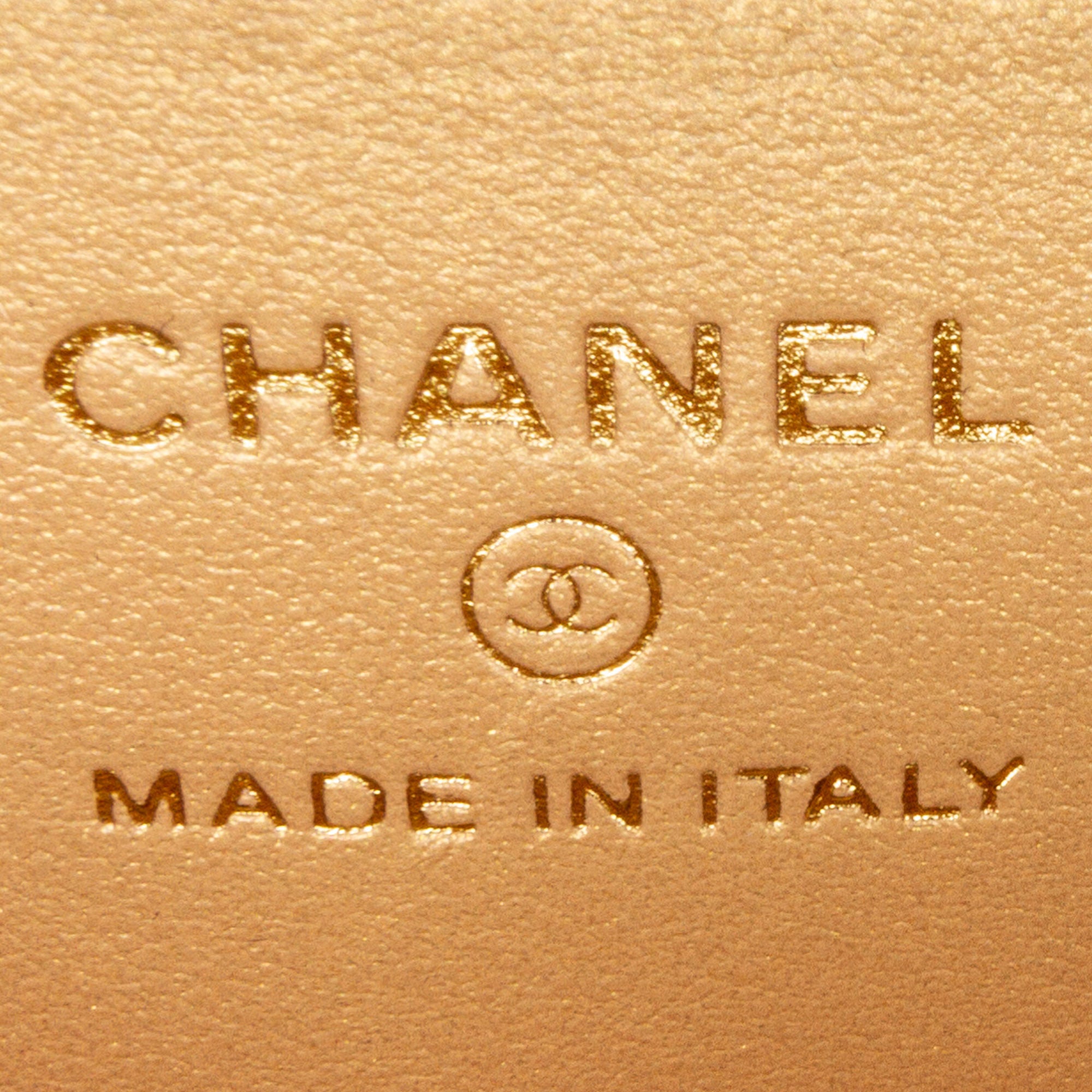 Chanel CC Quilted Golden Plate Vanity Crossbody - image 9