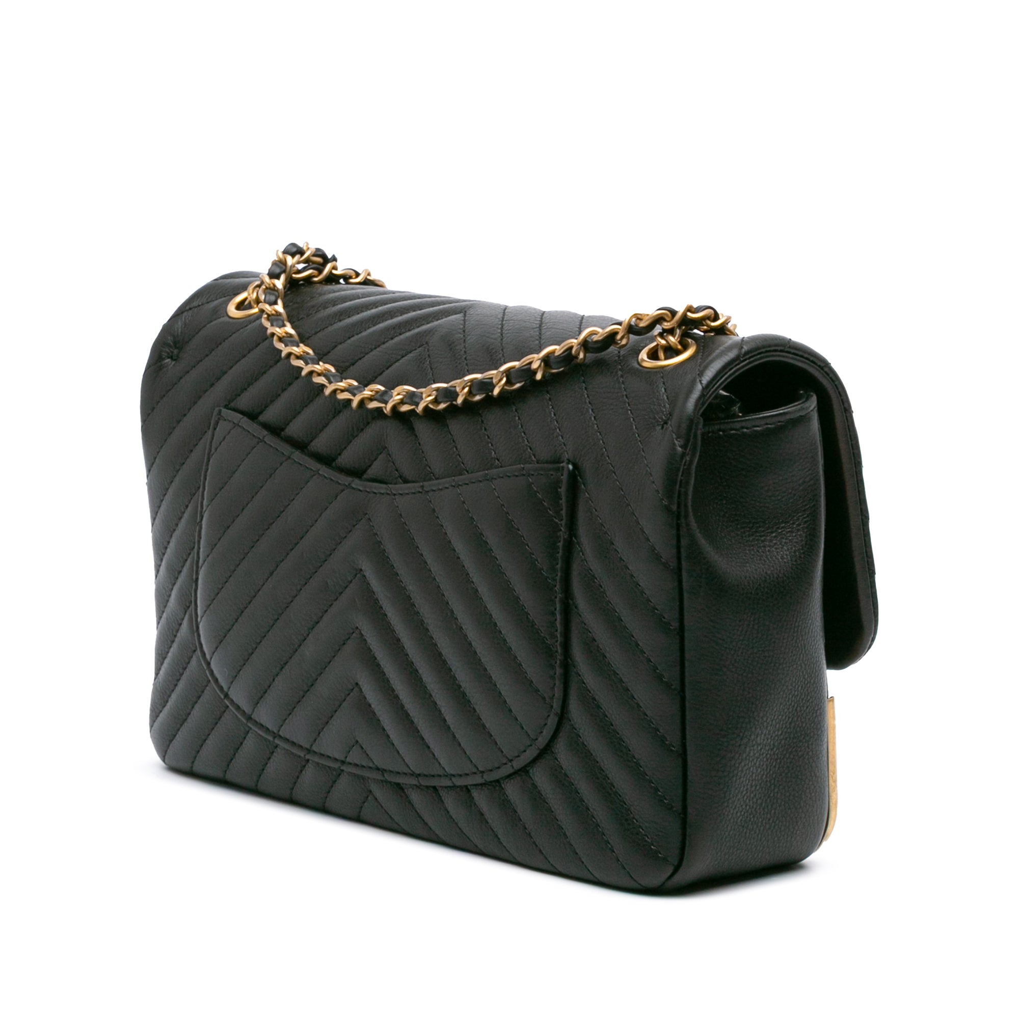 Chanel Calfskin Chevron Rock The Corner Flap - image 2
