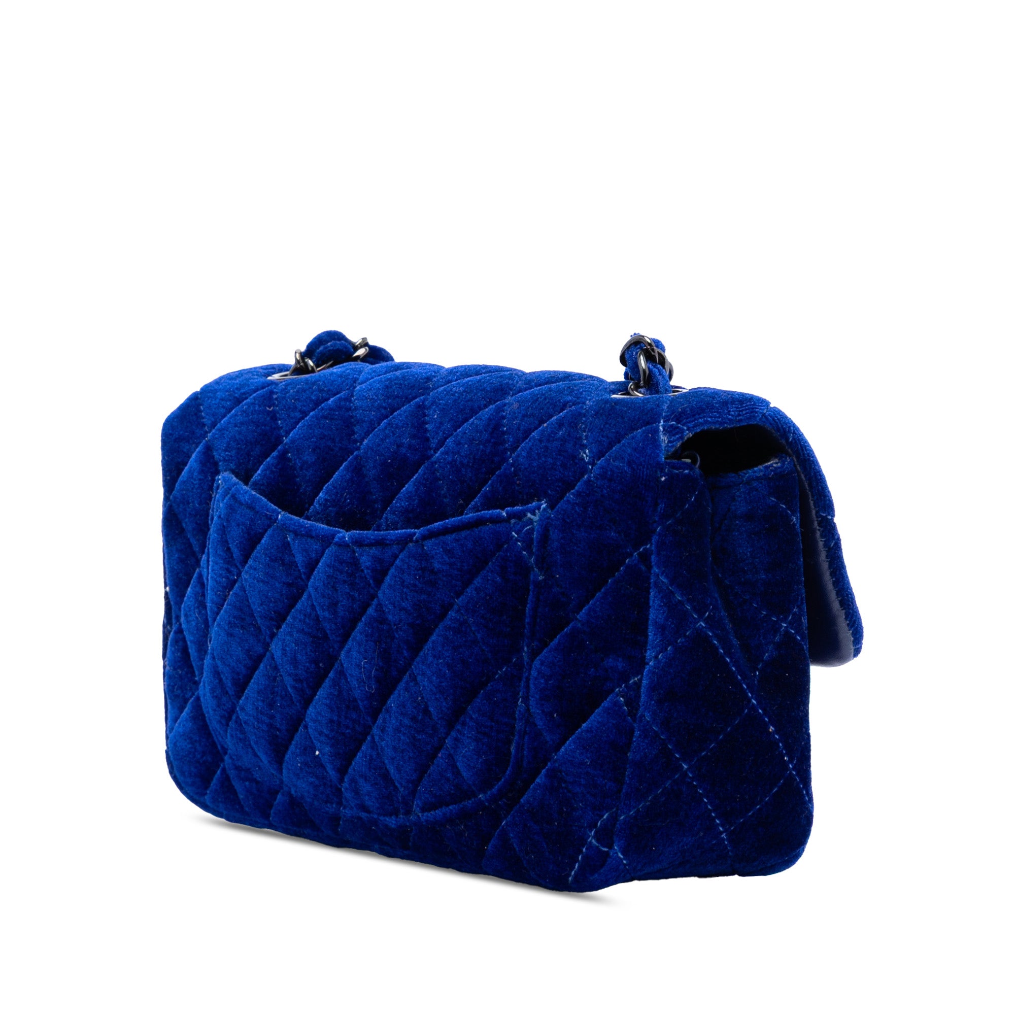 Chanel Mini Rectangular Classic Velvet Single Flap - image 2