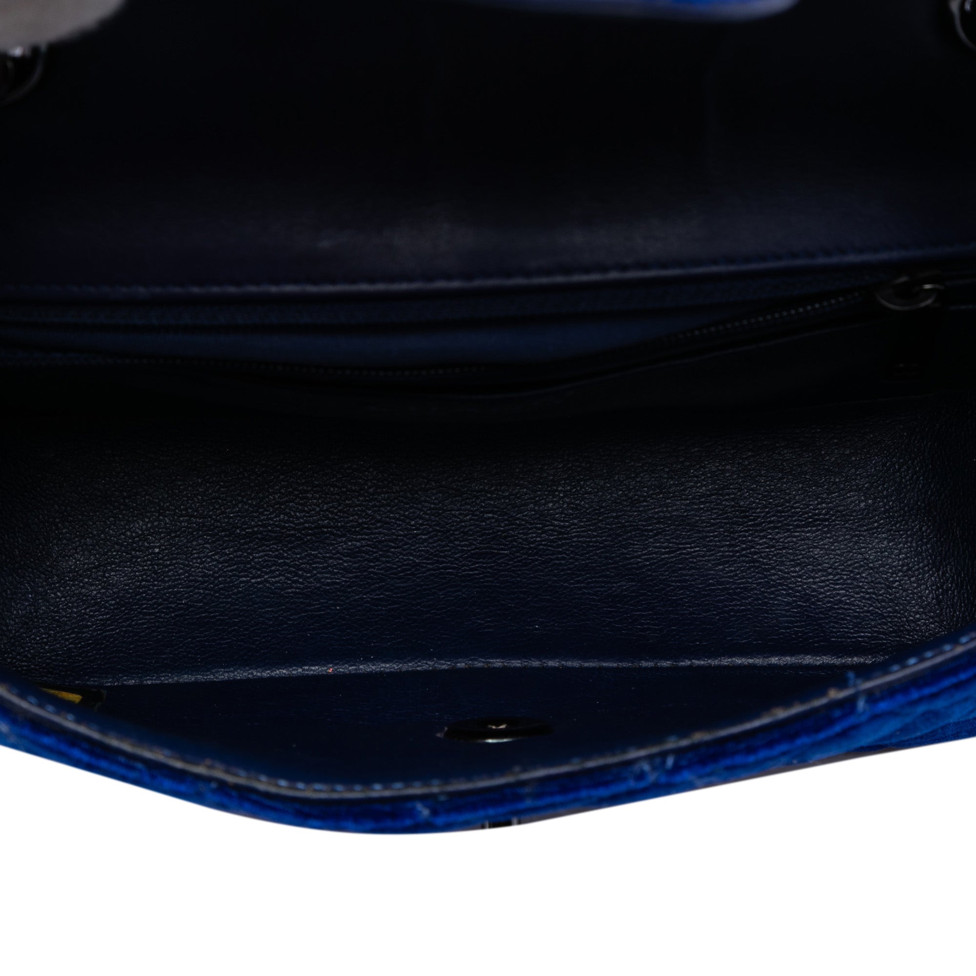 Chanel Mini Rectangular Classic Velvet Single Flap - image 4