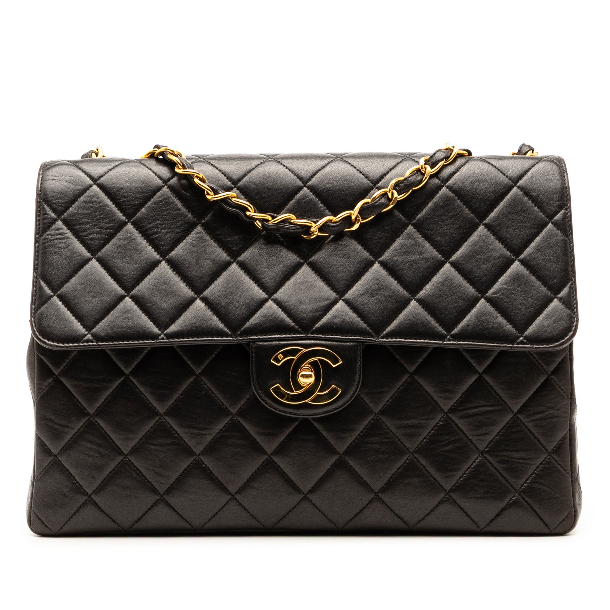 Chanel Jumbo Classic Lambskin Single Flap - image 1