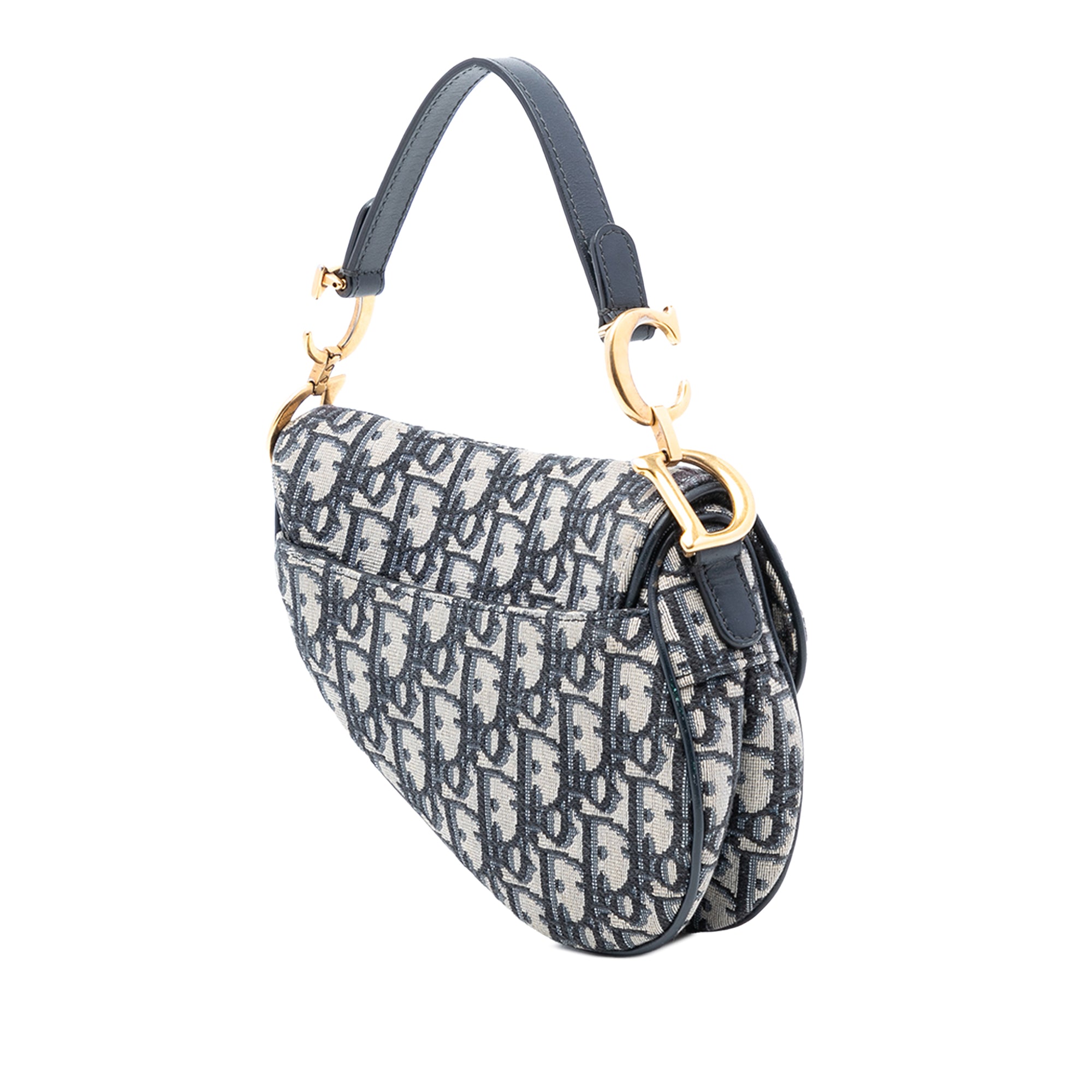 Dior Micro Oblique Canvas Saddle Bag - image 2