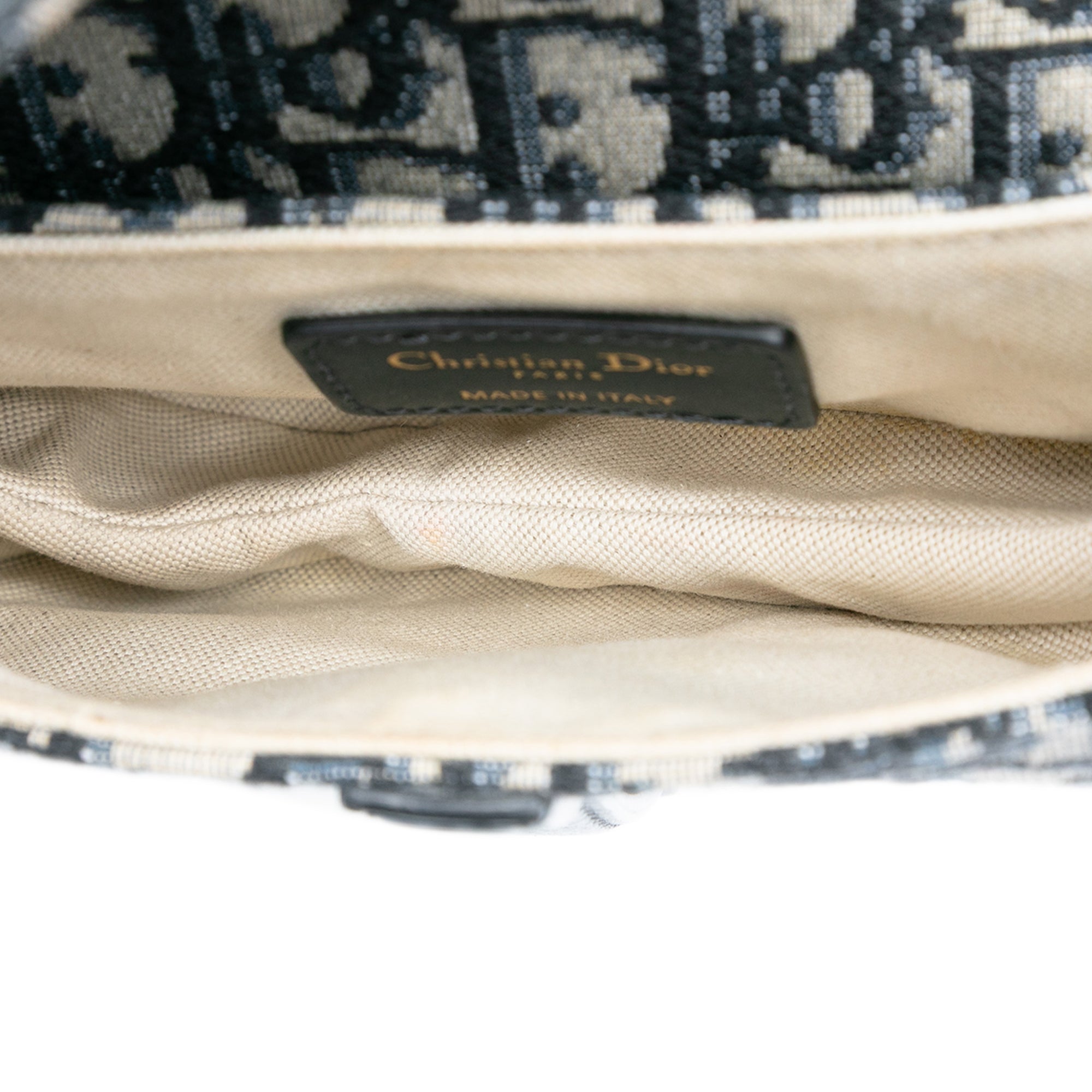 Dior Micro Oblique Canvas Saddle Bag - image 4