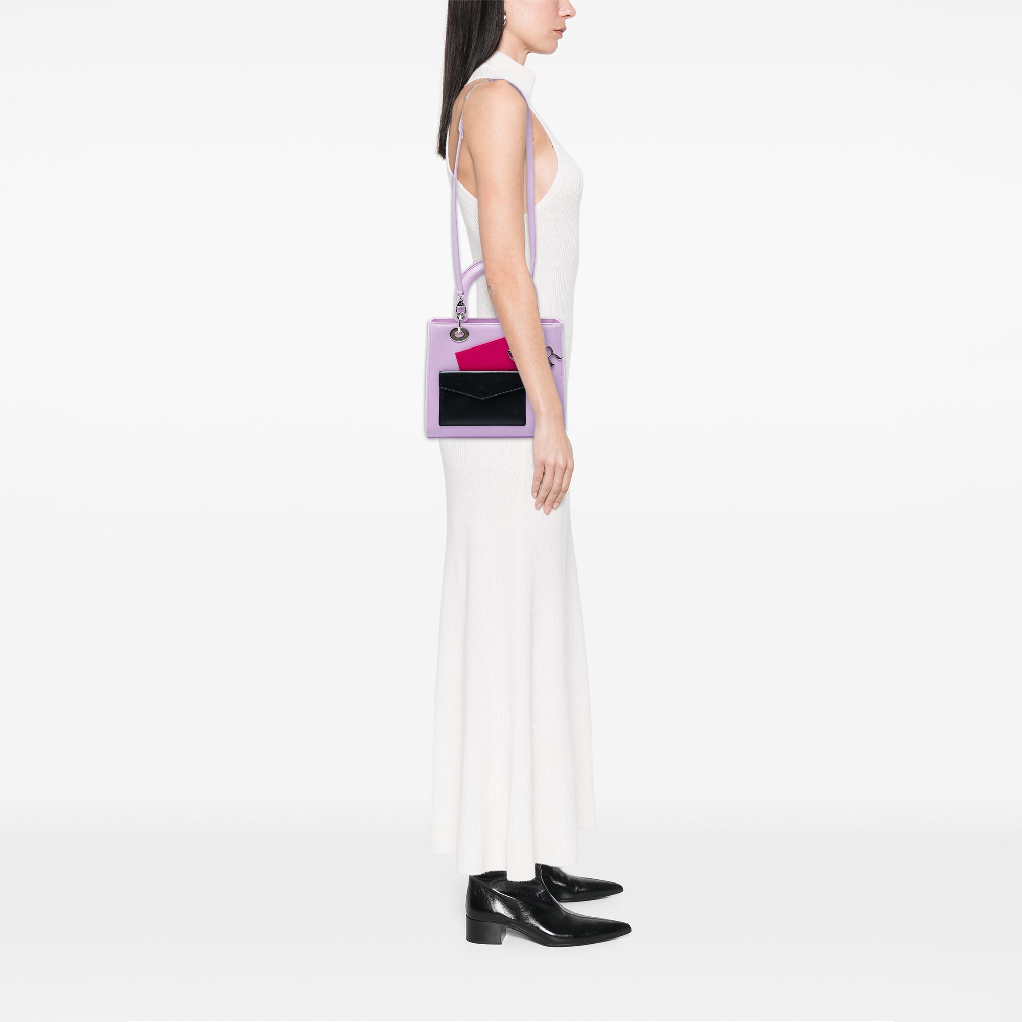 Dior Medium Calfskin Pockets Lady Dior - image 5