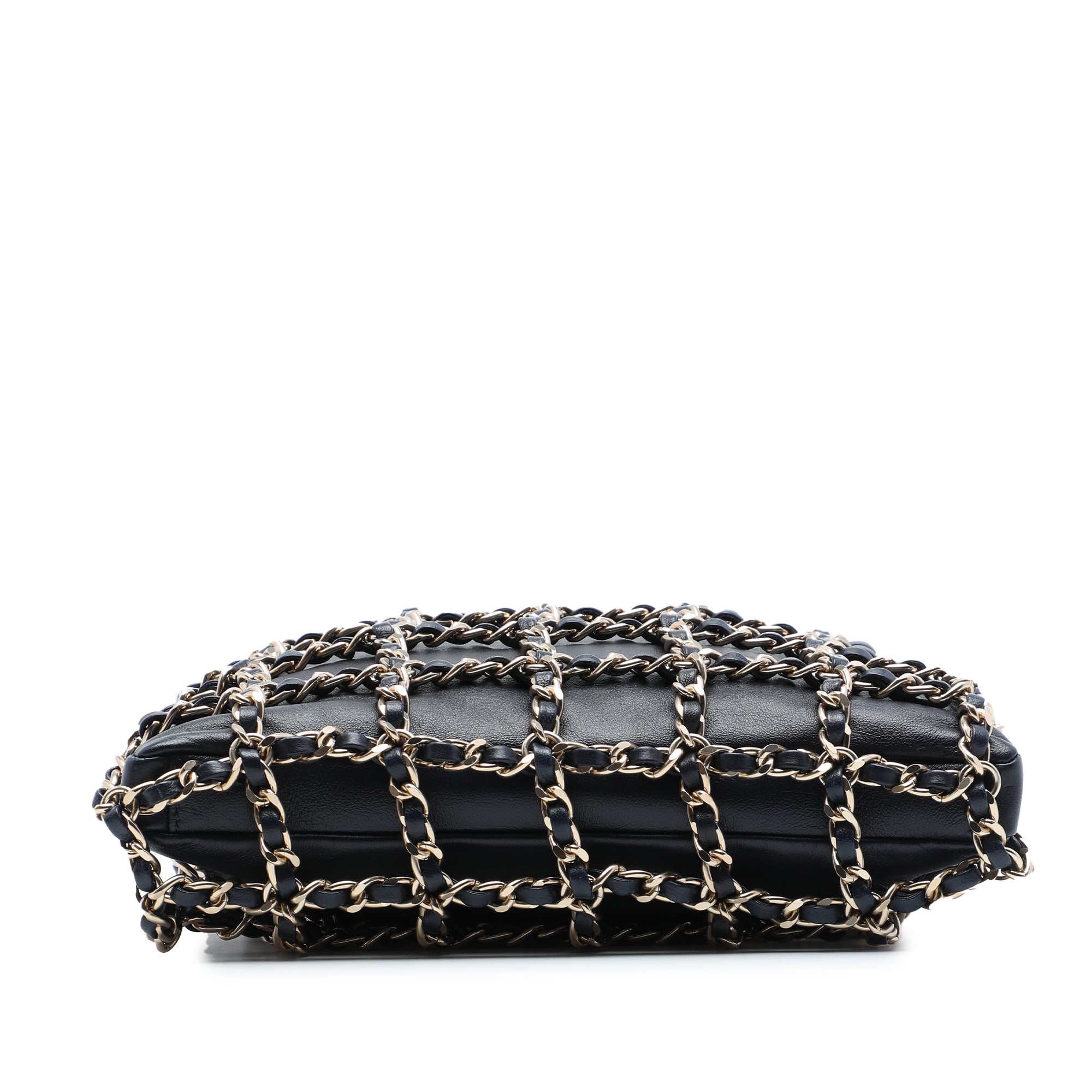 Chanel Lambskin Chain Frame Crossbody - image 3