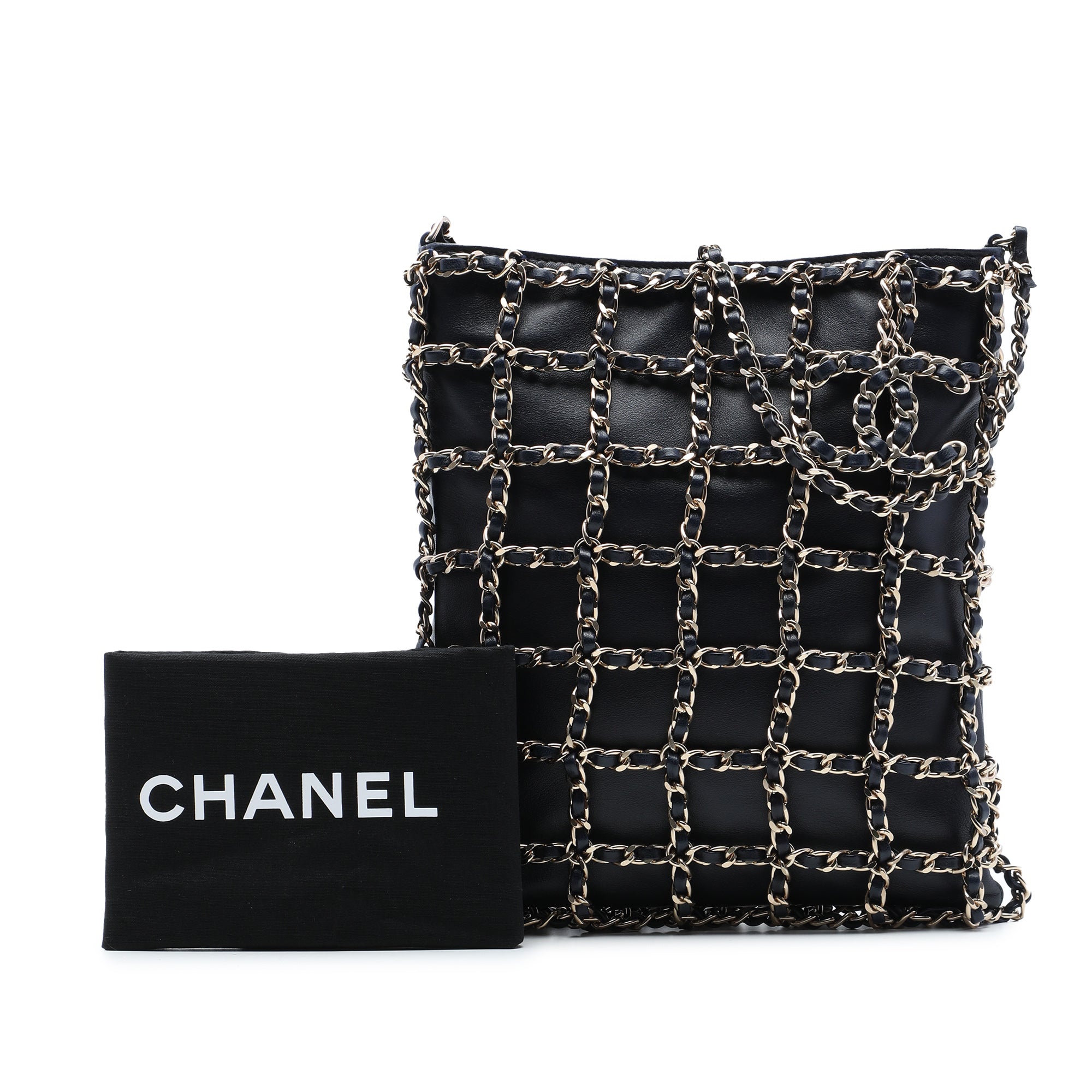 Chanel Lambskin Chain Frame Crossbody - image 7