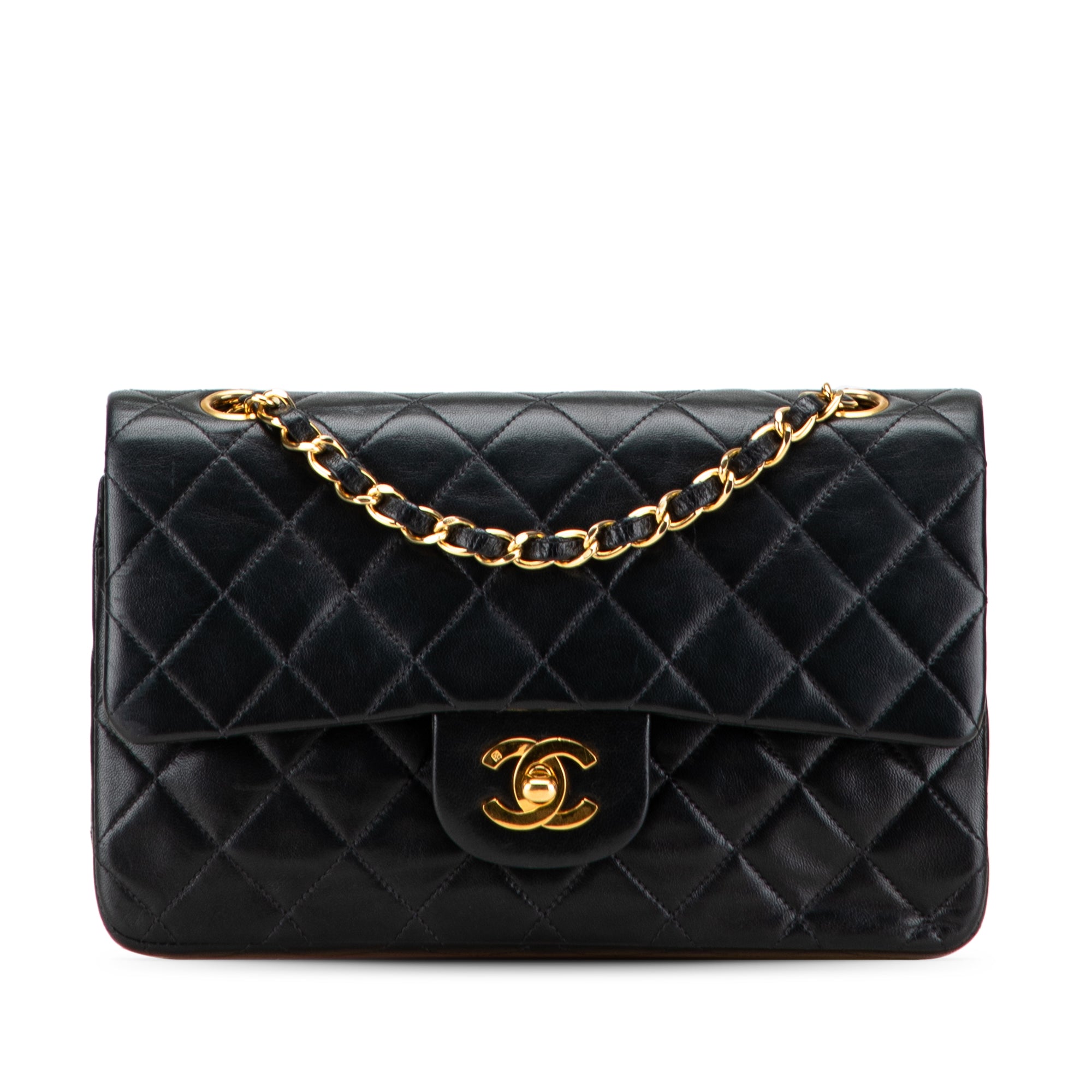 Chanel Small Classic Lambskin Double Flap - image 1