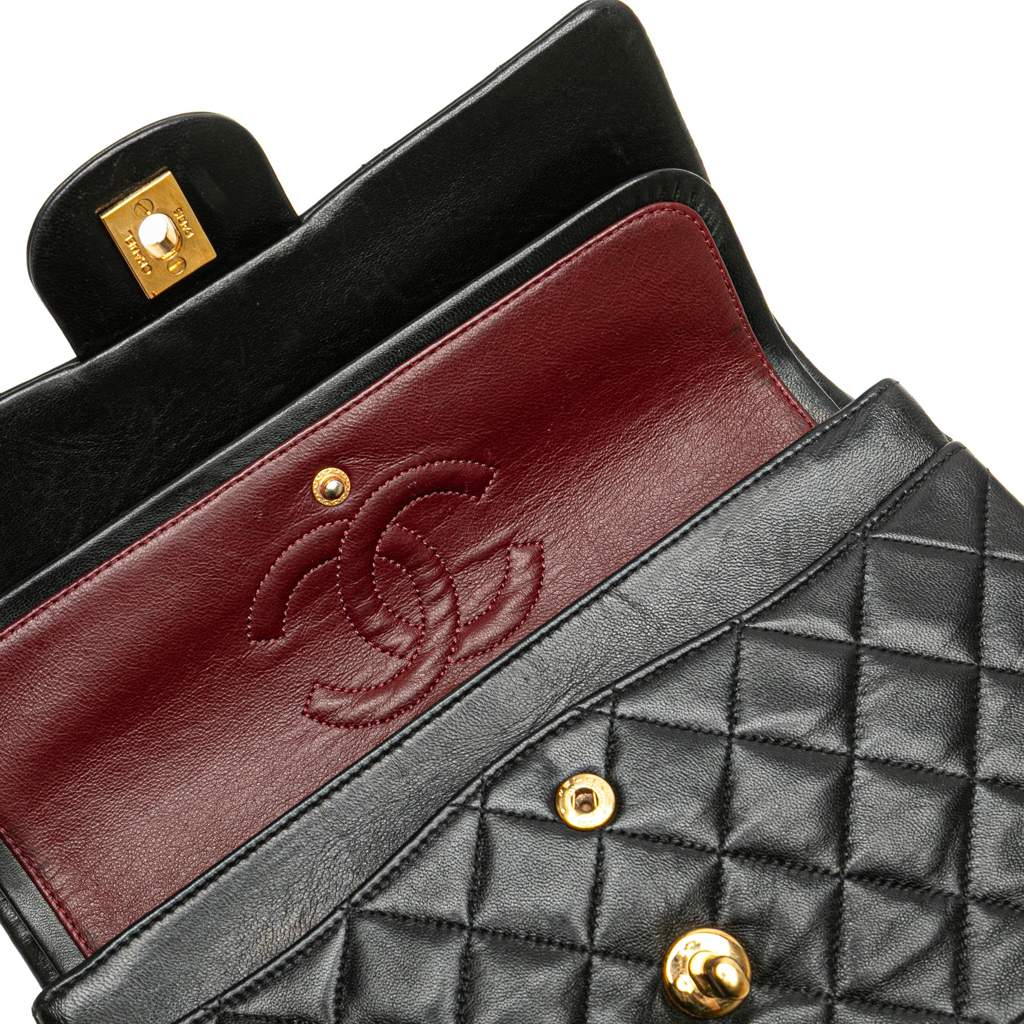 Chanel Small Classic Lambskin Double Flap - image 8