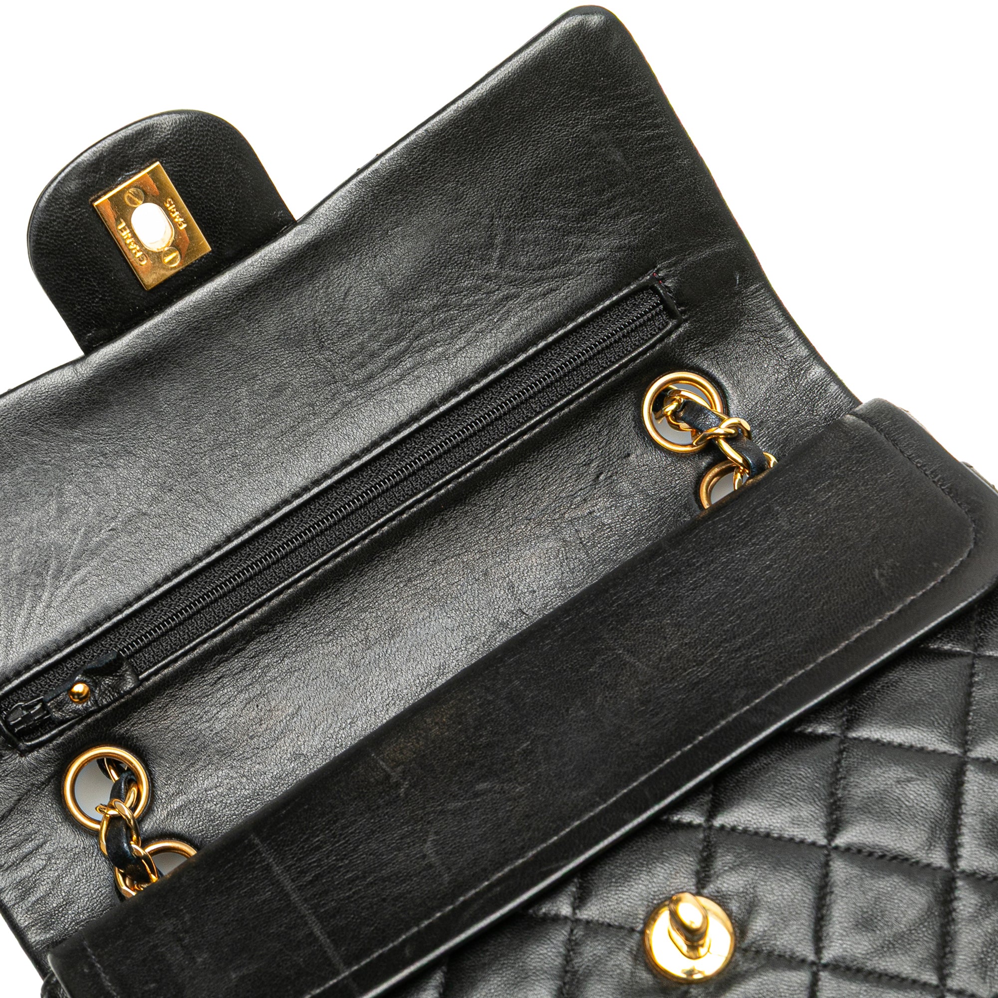 Chanel Small Classic Lambskin Double Flap - image 9