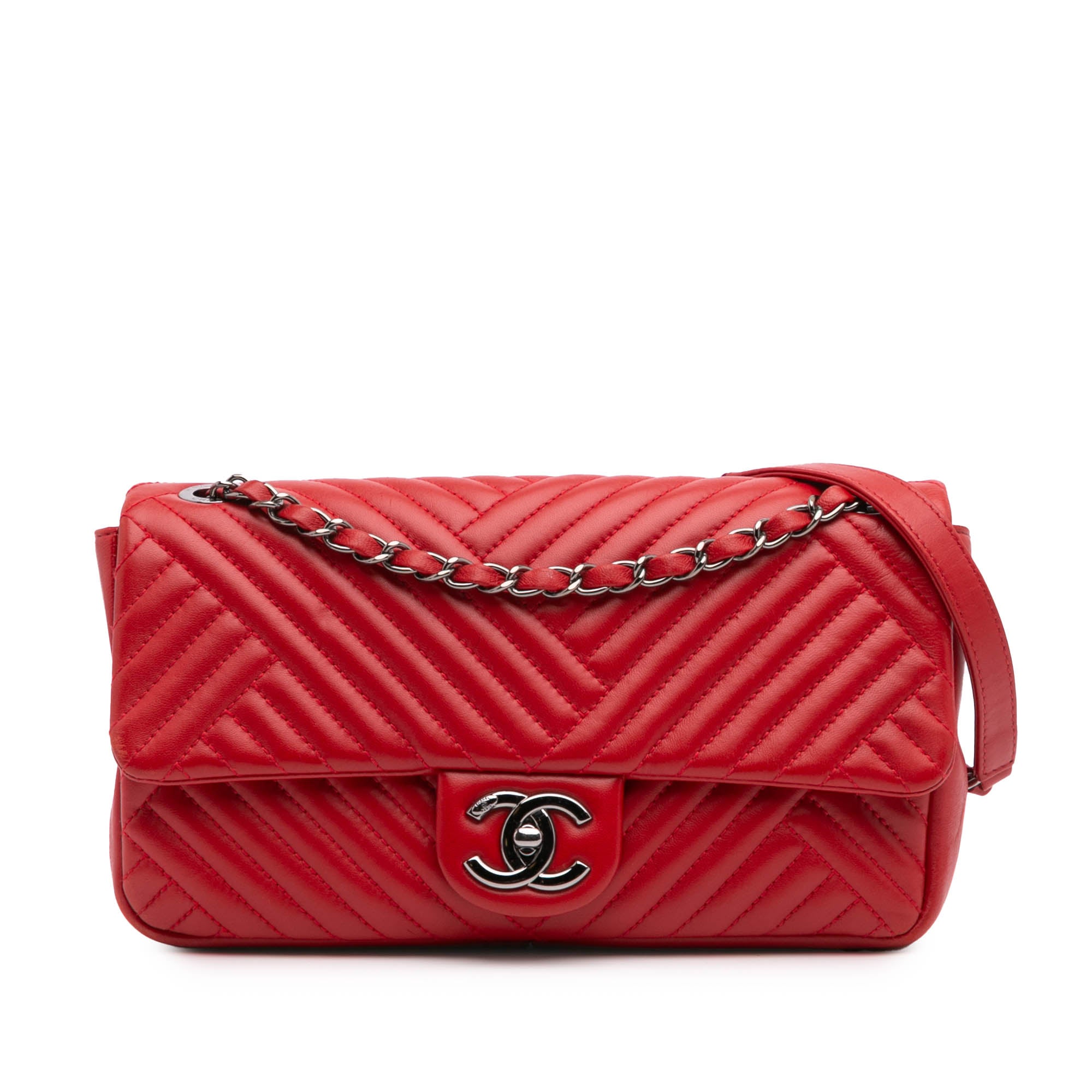 Chanel Medium Lambskin CC Crossing Flap - image 1