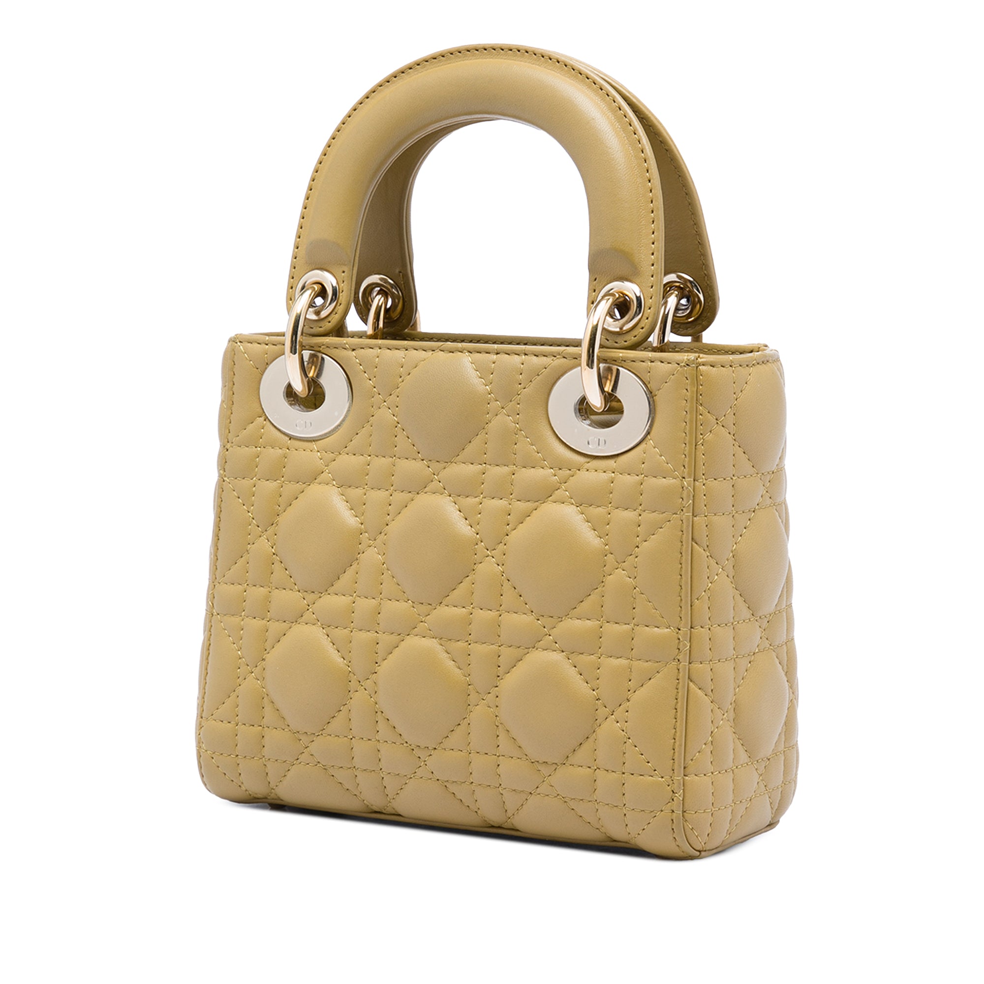 Dior Mini Lambskin Cannage Lady Dior - image 2