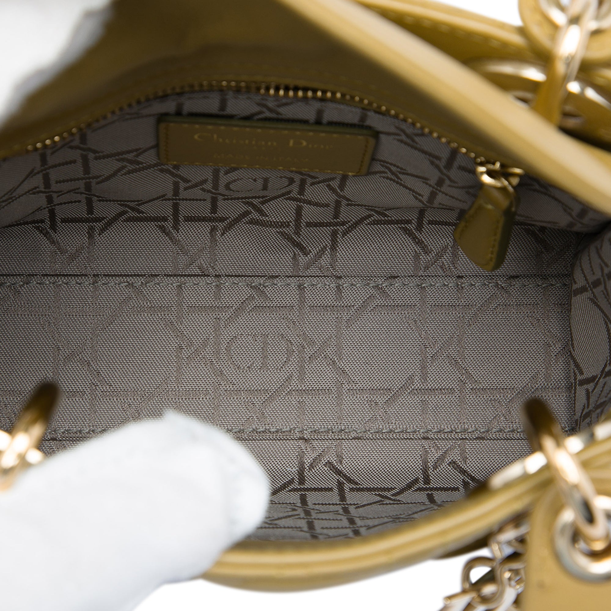 Dior Mini Lambskin Cannage Lady Dior - image 4