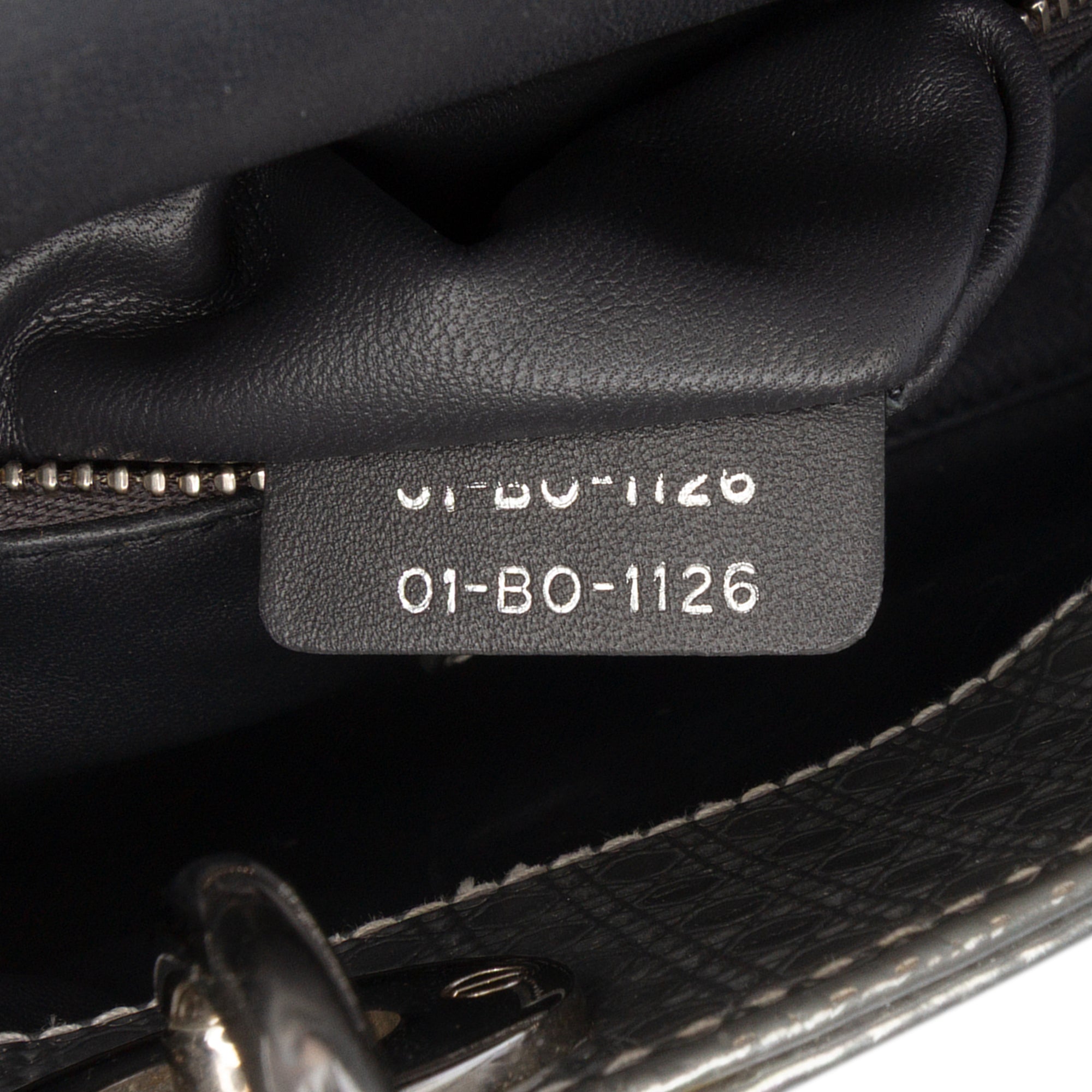 Dior Mini Metallic Patent Microcannage Lady Dior - image 5