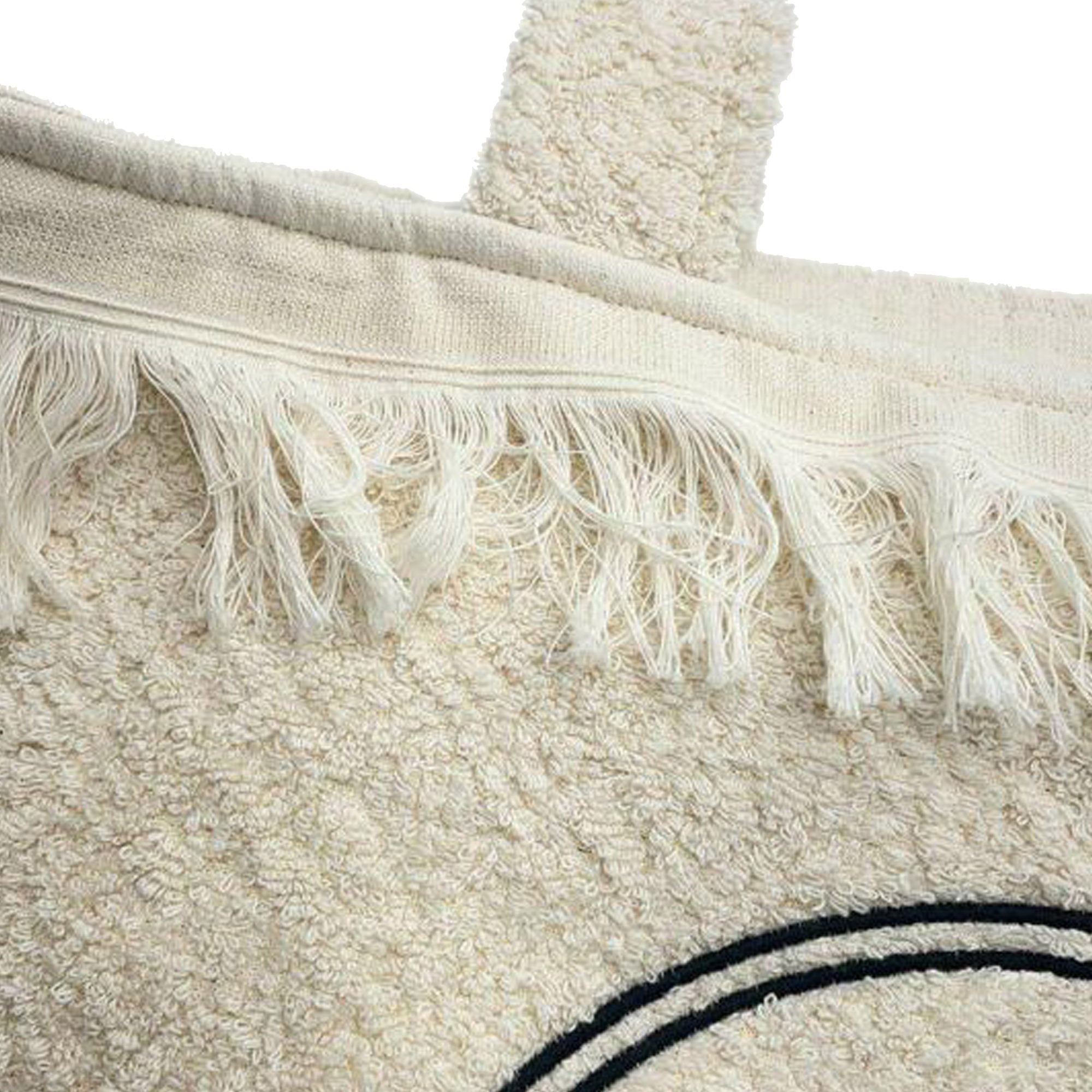 Chanel CC Terry Cloth Fringed Beach Tote Set - image 7