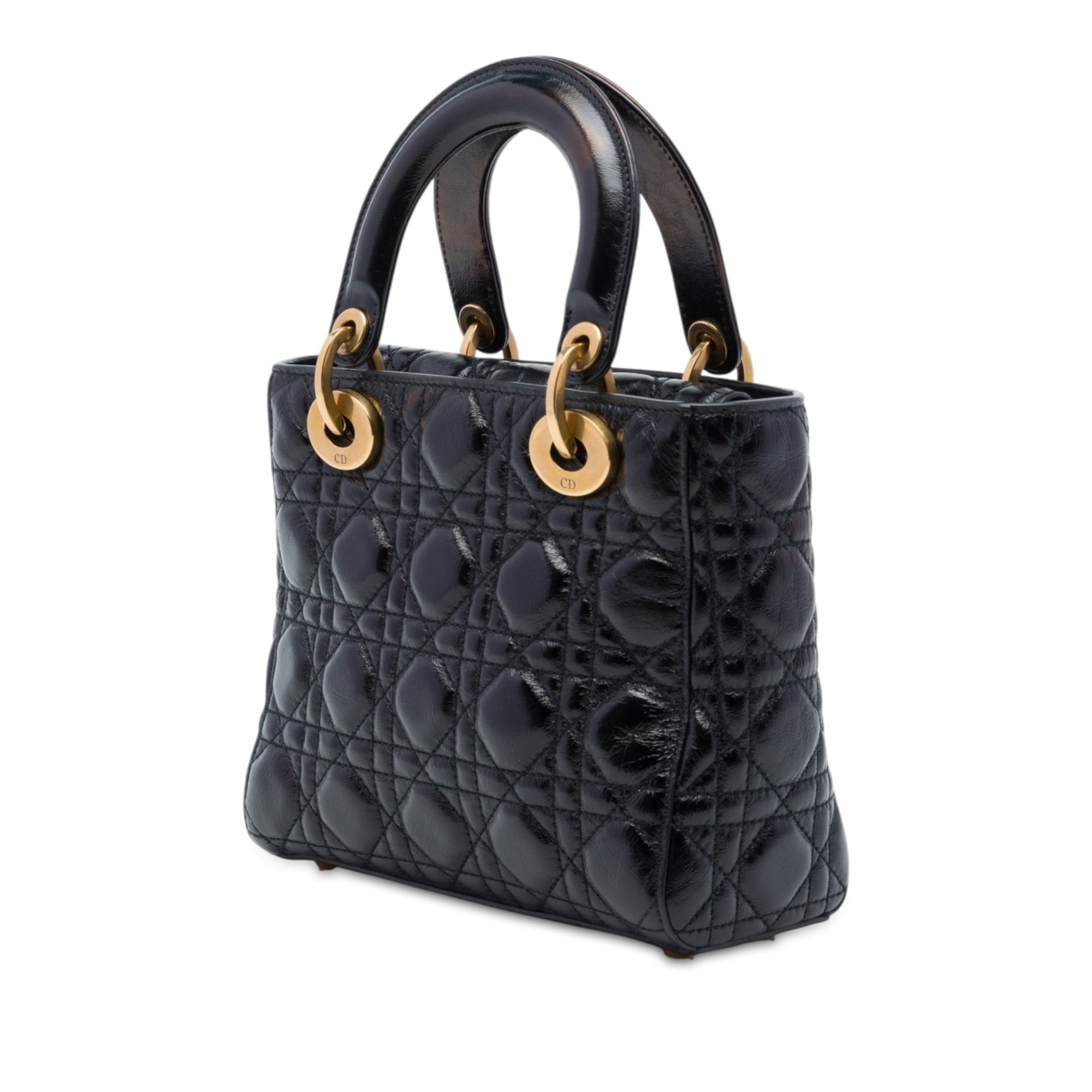 Dior Small Crinkled Patent Cannage My ABCDior Lady Dior - image 2