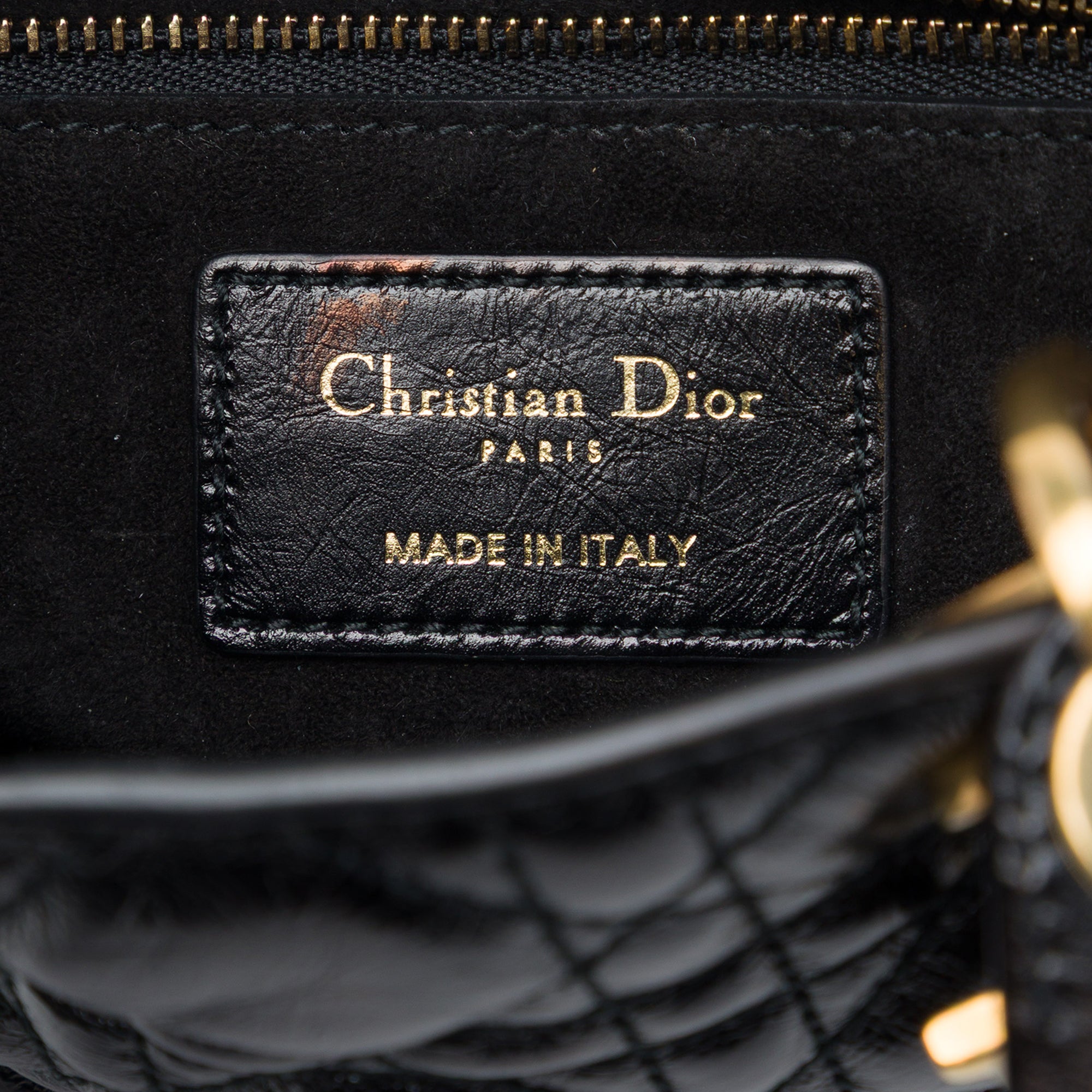 Dior Small Crinkled Patent Cannage My ABCDior Lady Dior - image 5