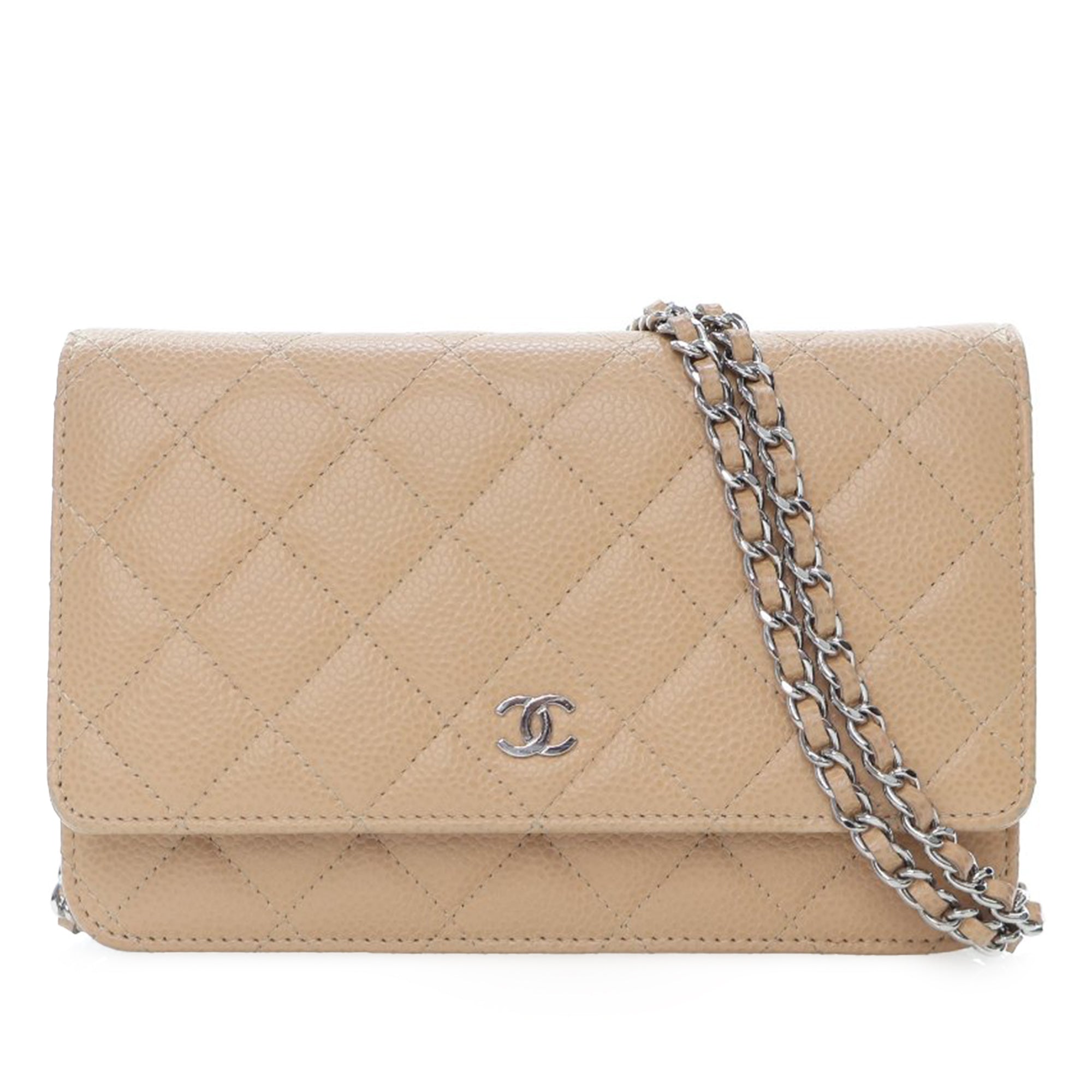 Chanel Classic Caviar Wallet On Chain - image 1