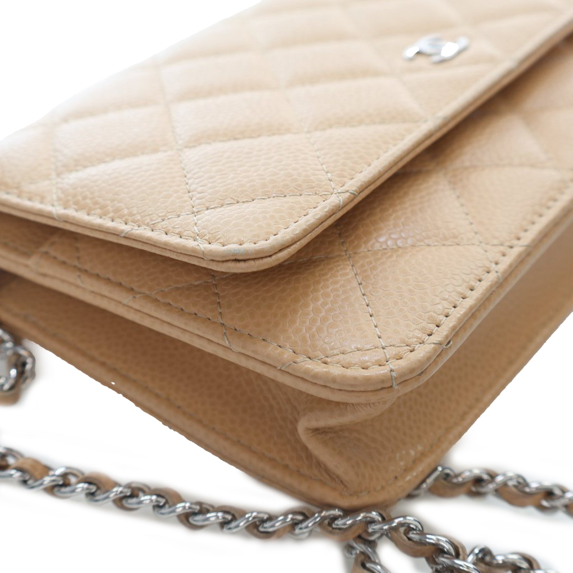 Chanel Classic Caviar Wallet On Chain - image 10