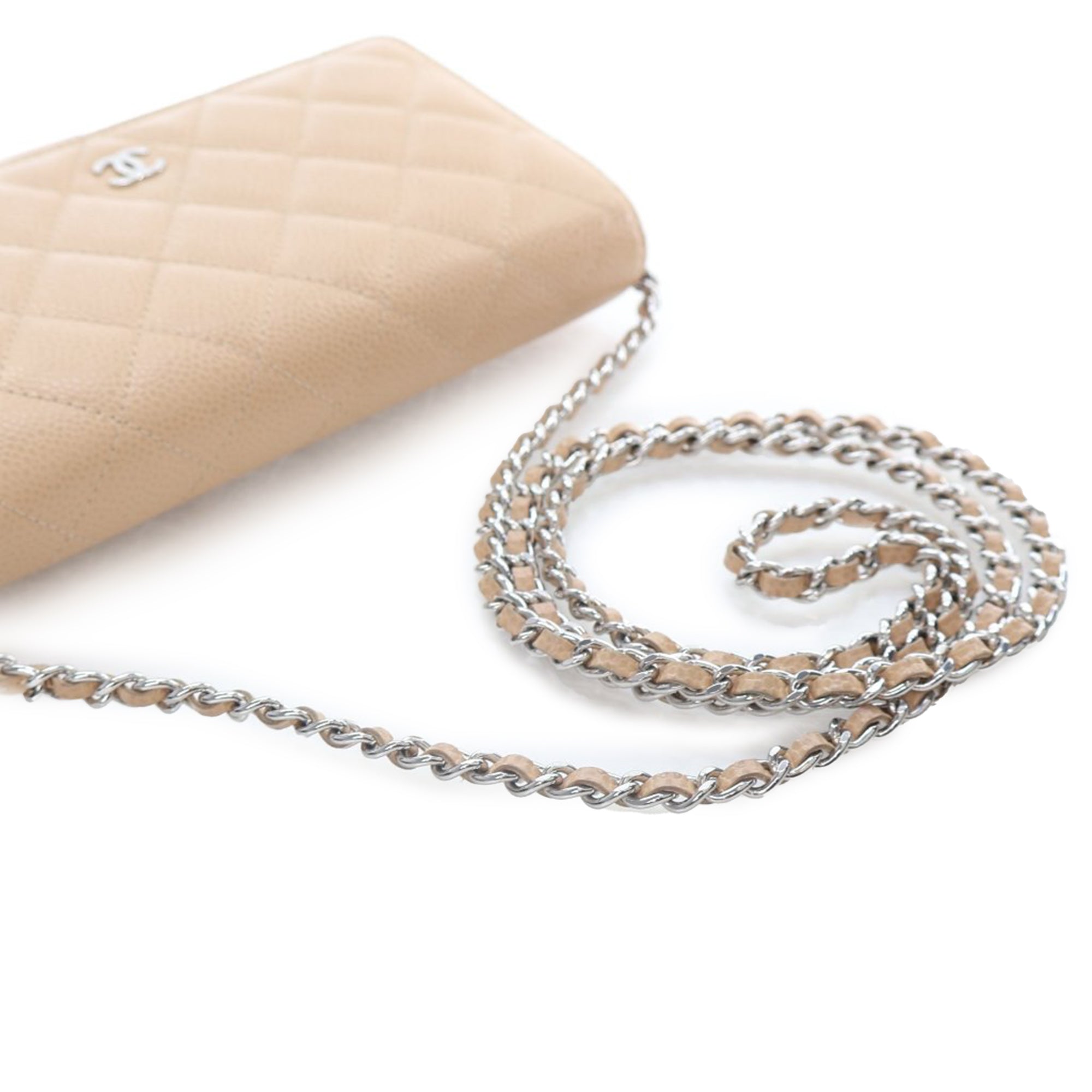 Chanel Classic Caviar Wallet On Chain - image 11
