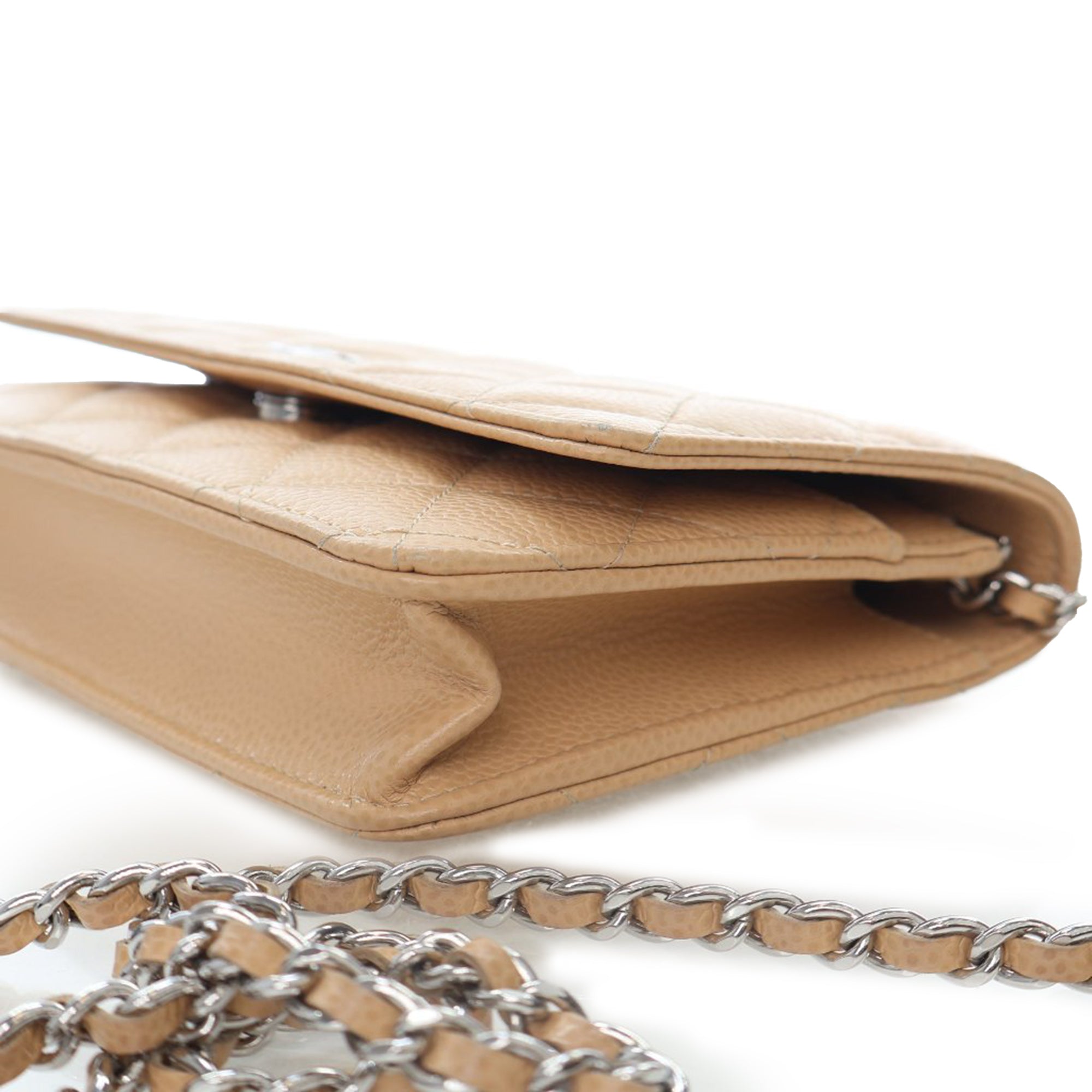 Chanel Classic Caviar Wallet On Chain - image 13