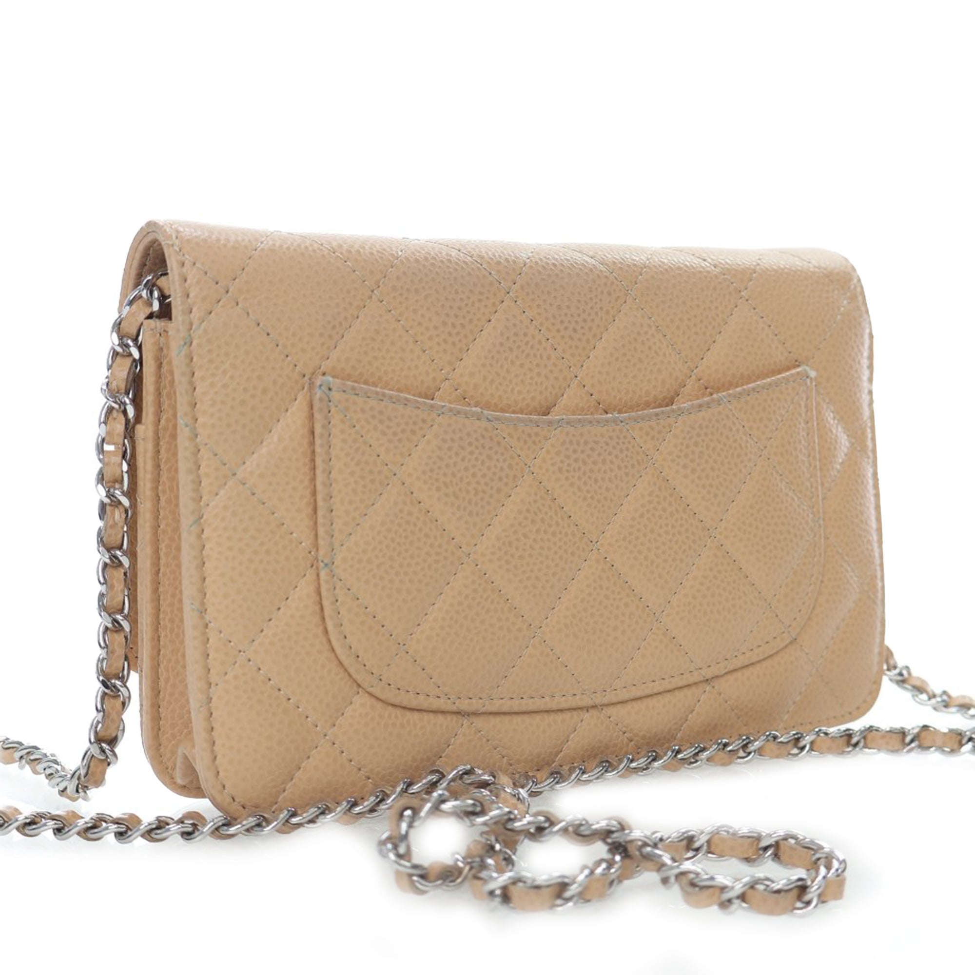 Chanel Classic Caviar Wallet On Chain - image 4