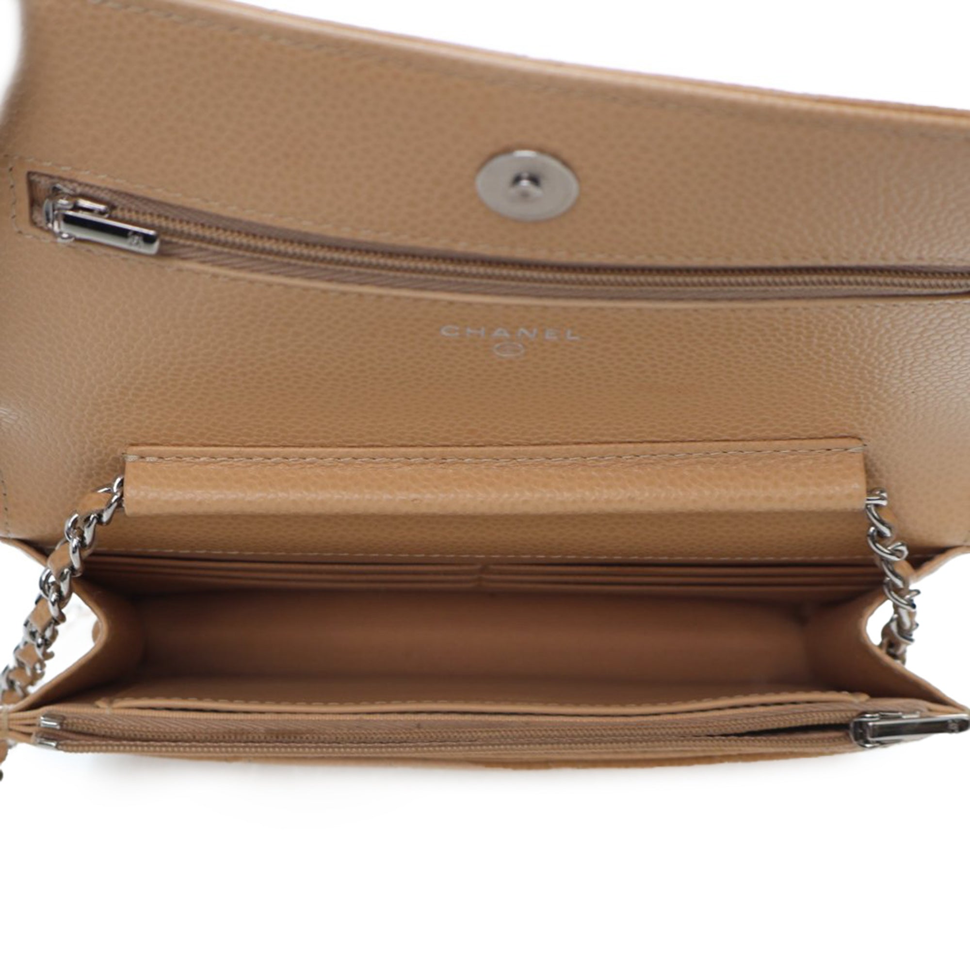 Chanel Classic Caviar Wallet On Chain - image 7