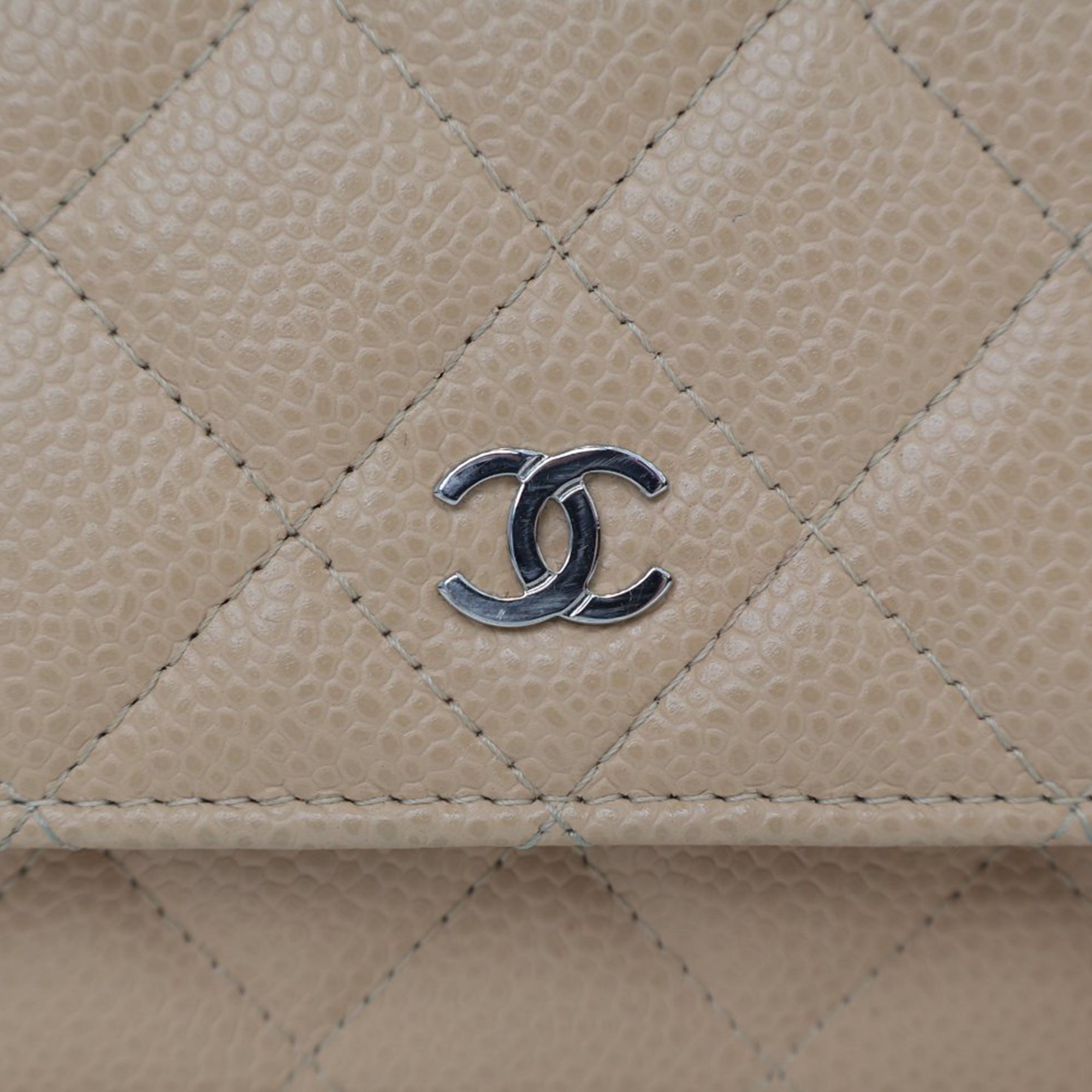 Chanel Classic Caviar Wallet On Chain - image 9