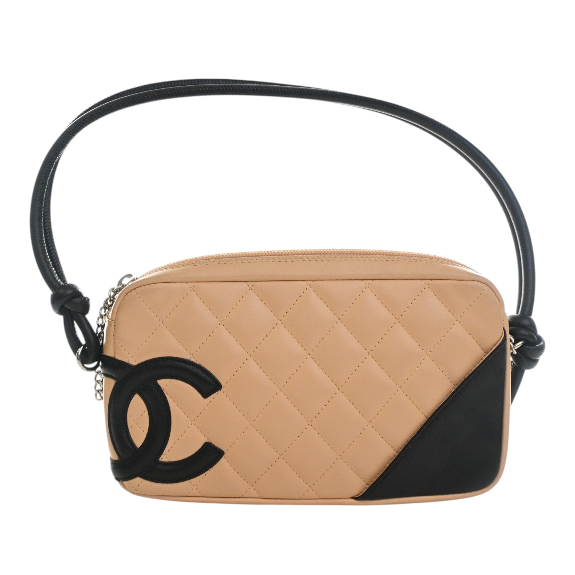 Chanel Quilted Lambskin Cambon Ligne Pochette - image 1