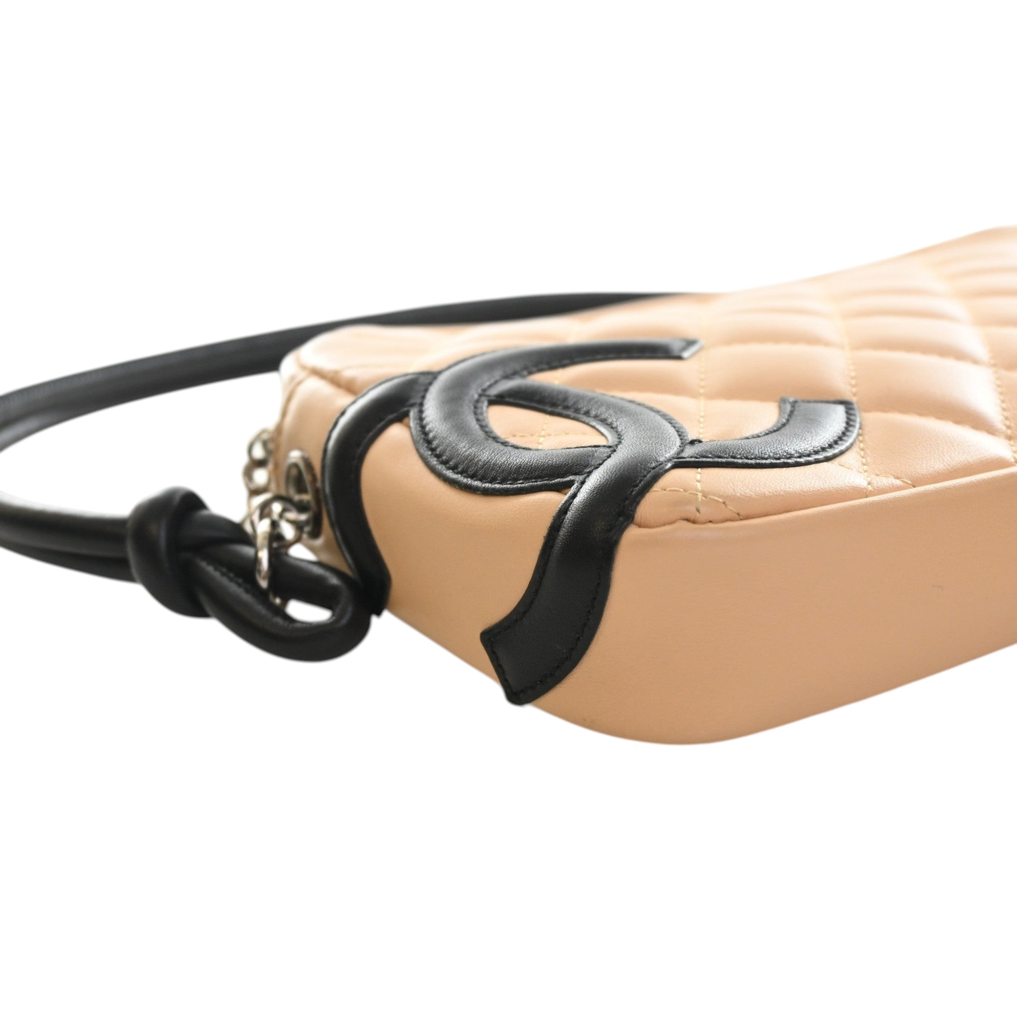 Chanel Quilted Lambskin Cambon Ligne Pochette - image 10