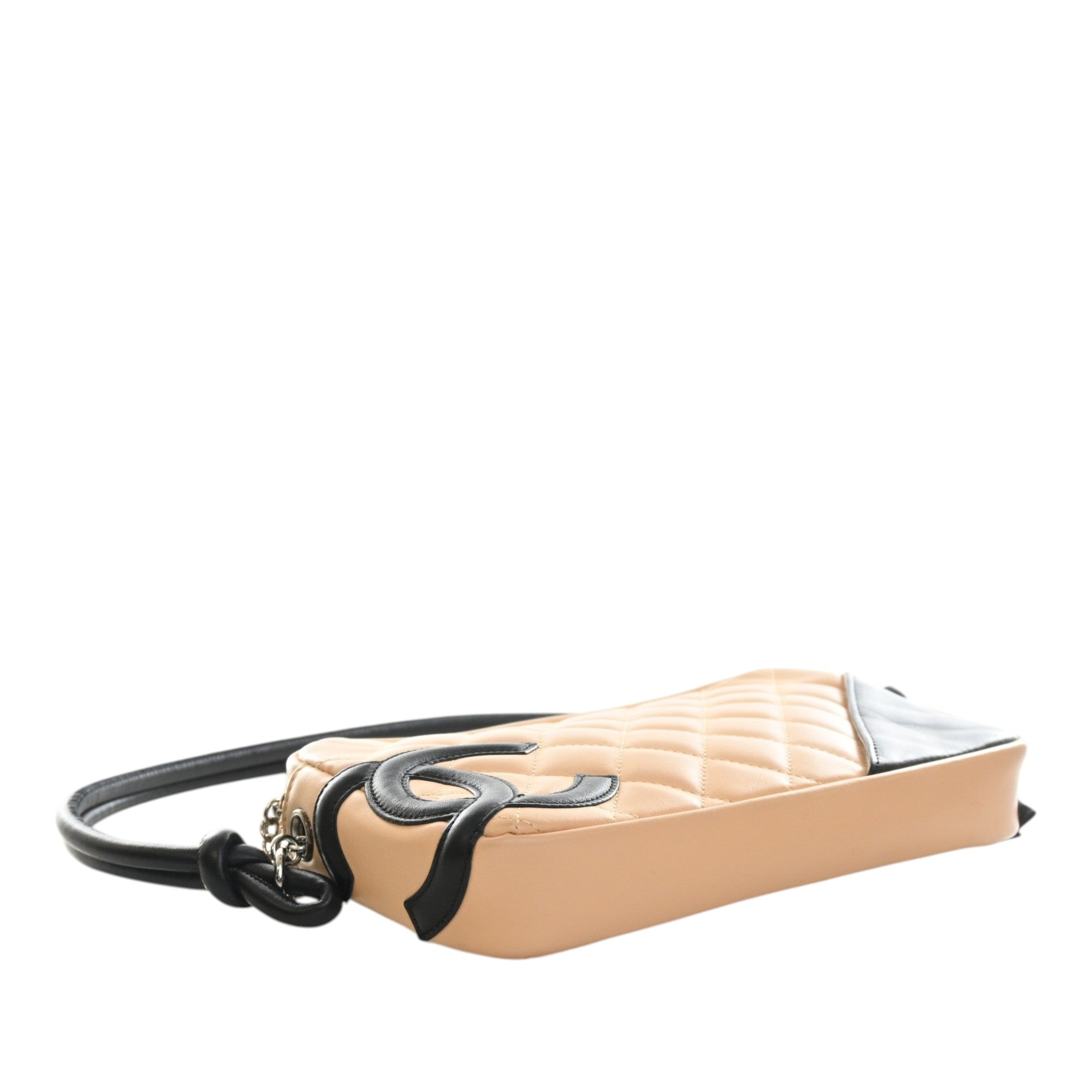 Chanel Quilted Lambskin Cambon Ligne Pochette - image 12