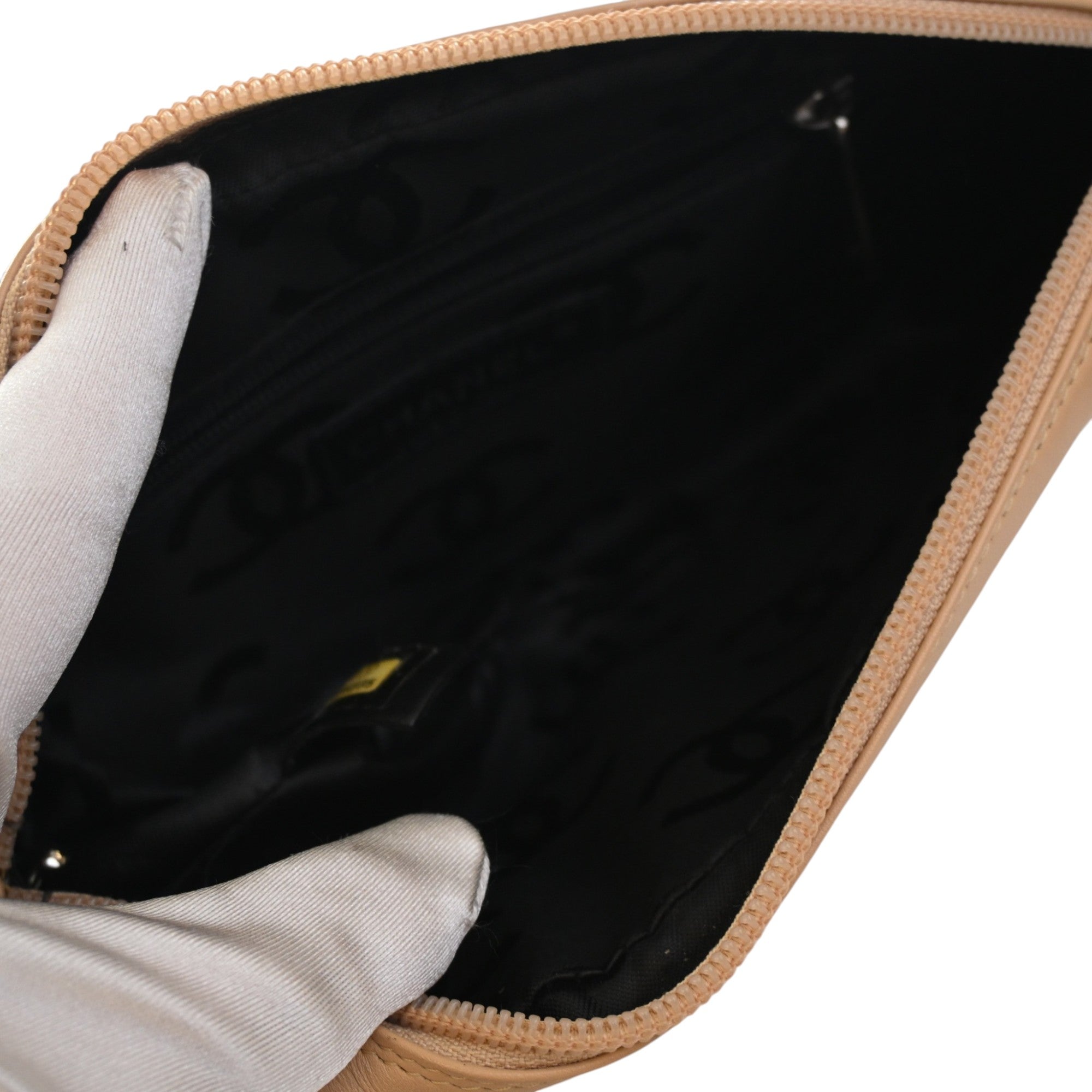 Chanel Quilted Lambskin Cambon Ligne Pochette - image 6
