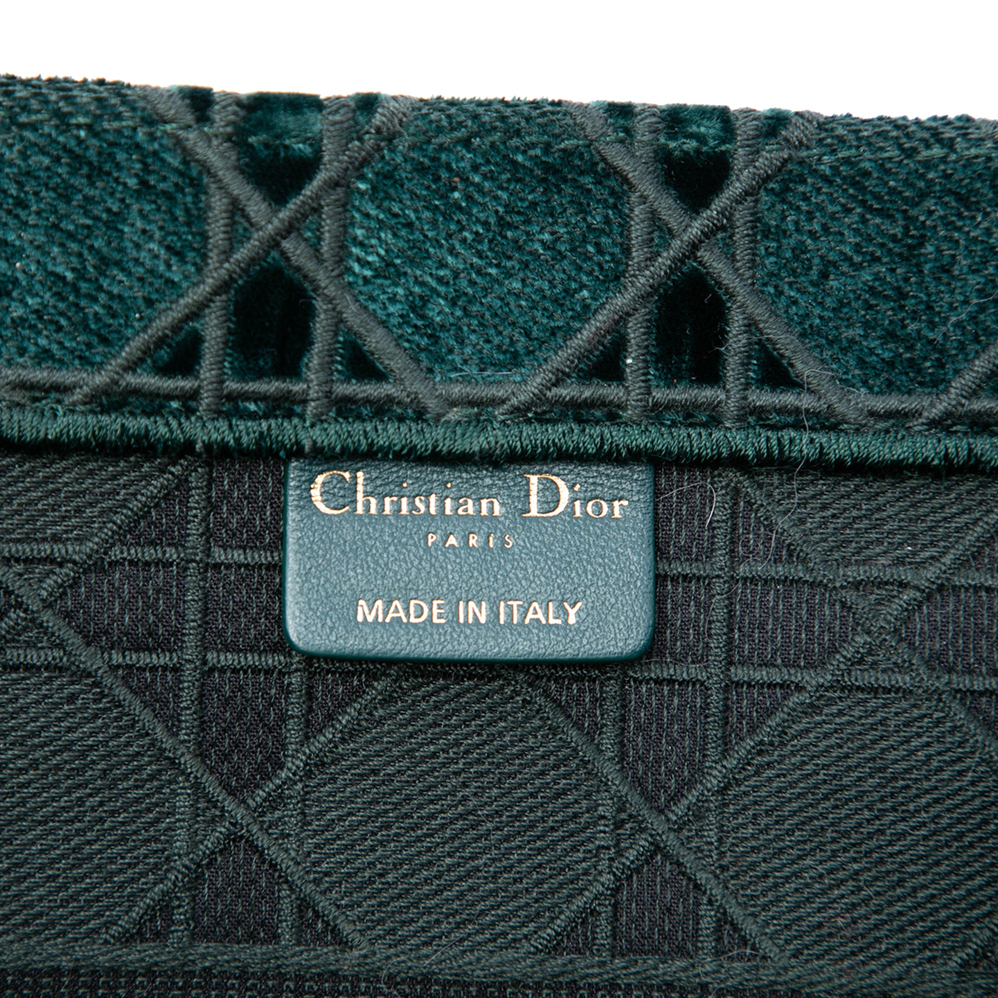 Dior Medium Embroidered Velvet Cannage Book Tote - image 5