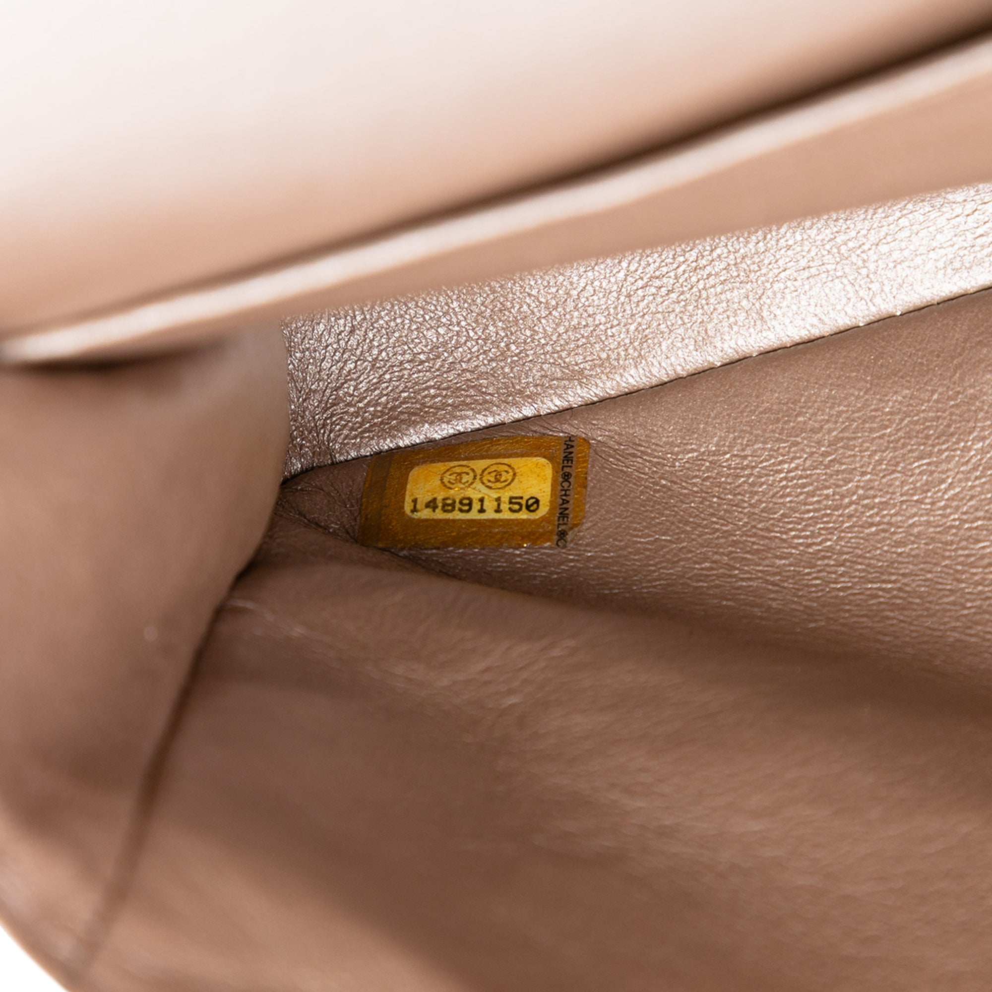 Chanel Medium Classic Metallic Lambskin Double Flap - image 6