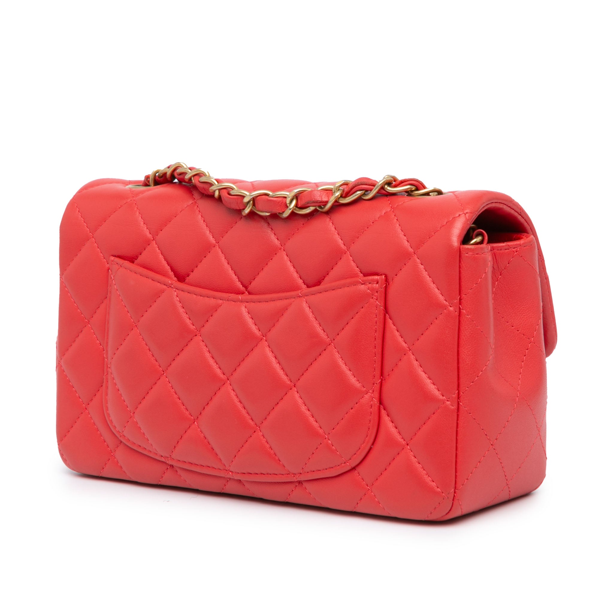 Chanel Mini Rectangular Classic Lambskin Single Flap - image 2