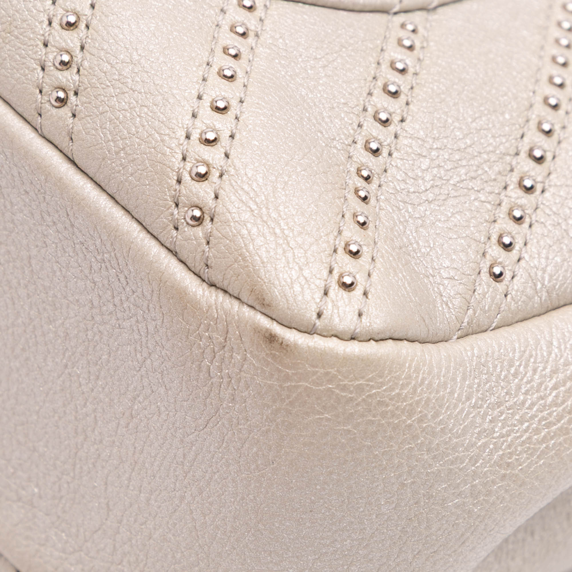 Chanel Medium Chevron Calfskin Stud Wars Flap - image 7