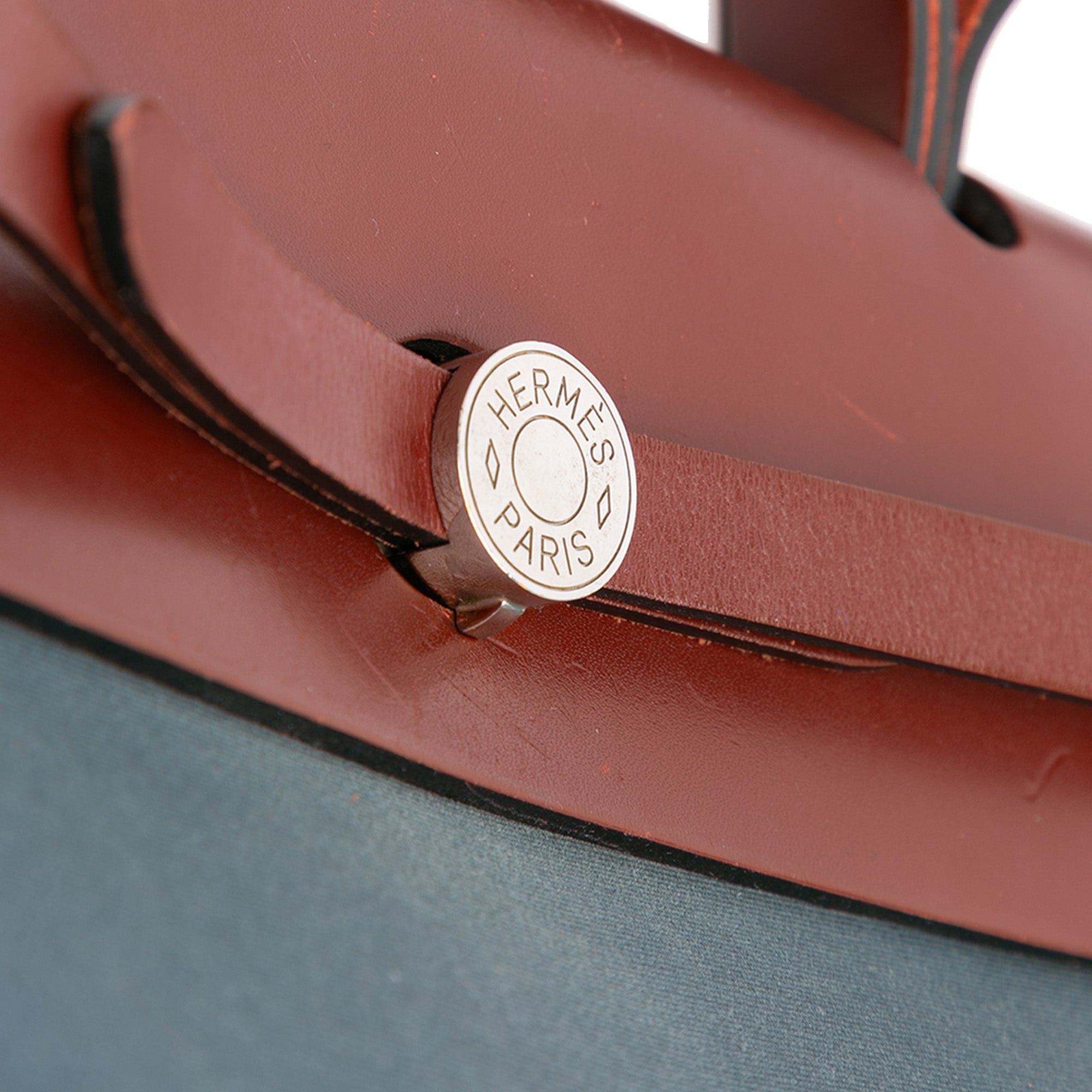 Hermès Toile Herbag Zip 39 - image 8