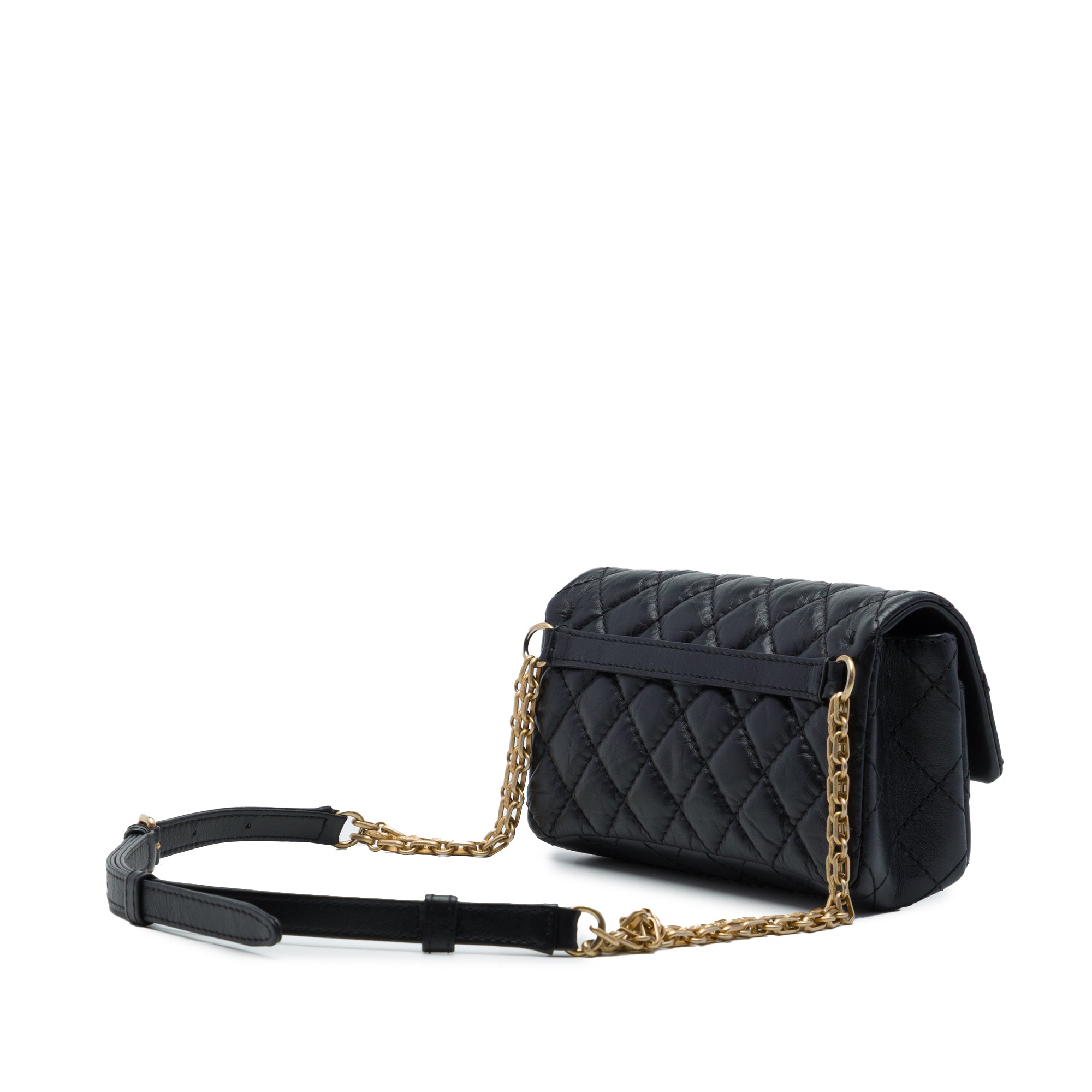 Chanel Quilted Aged Calfskin Reissue 2.55 Flap Belt Bag - image 2