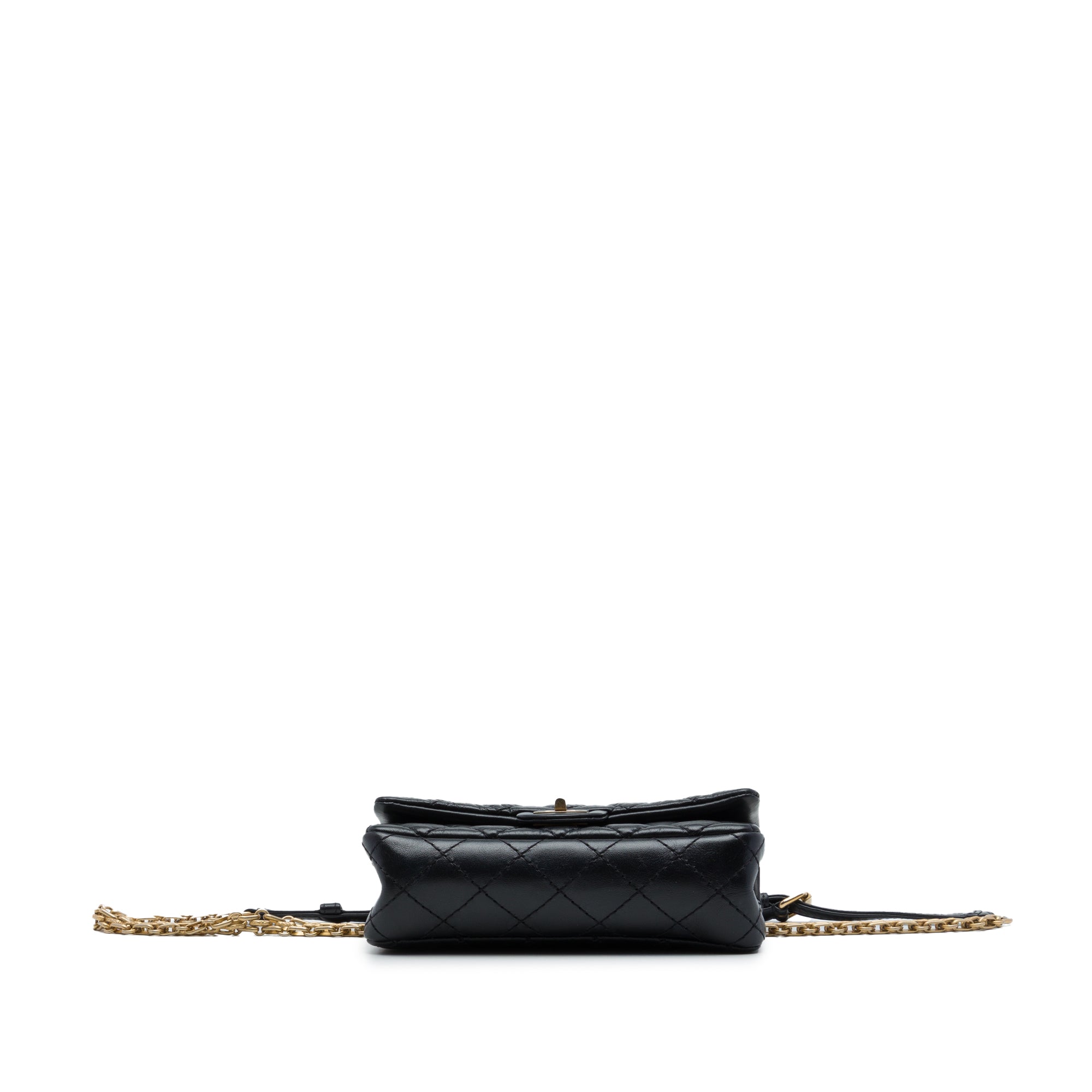 Chanel Quilted Aged Calfskin Reissue 2.55 Flap Belt Bag - image 3
