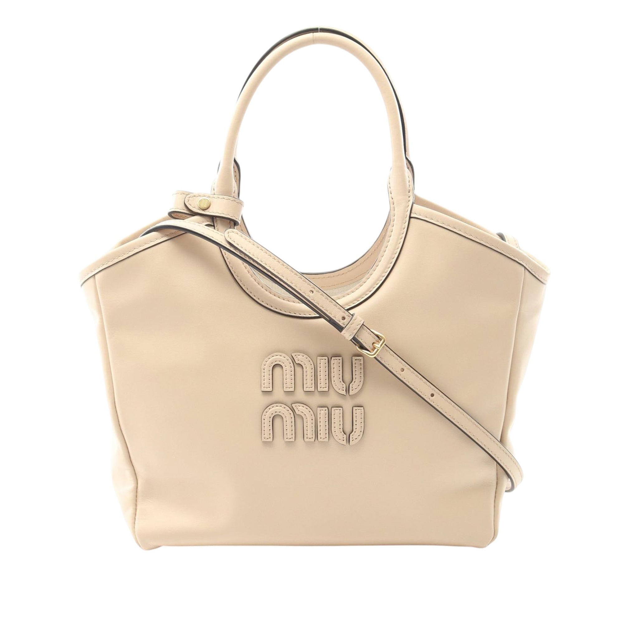 Miu Miu Calfskin Ivy Satchel - image 1