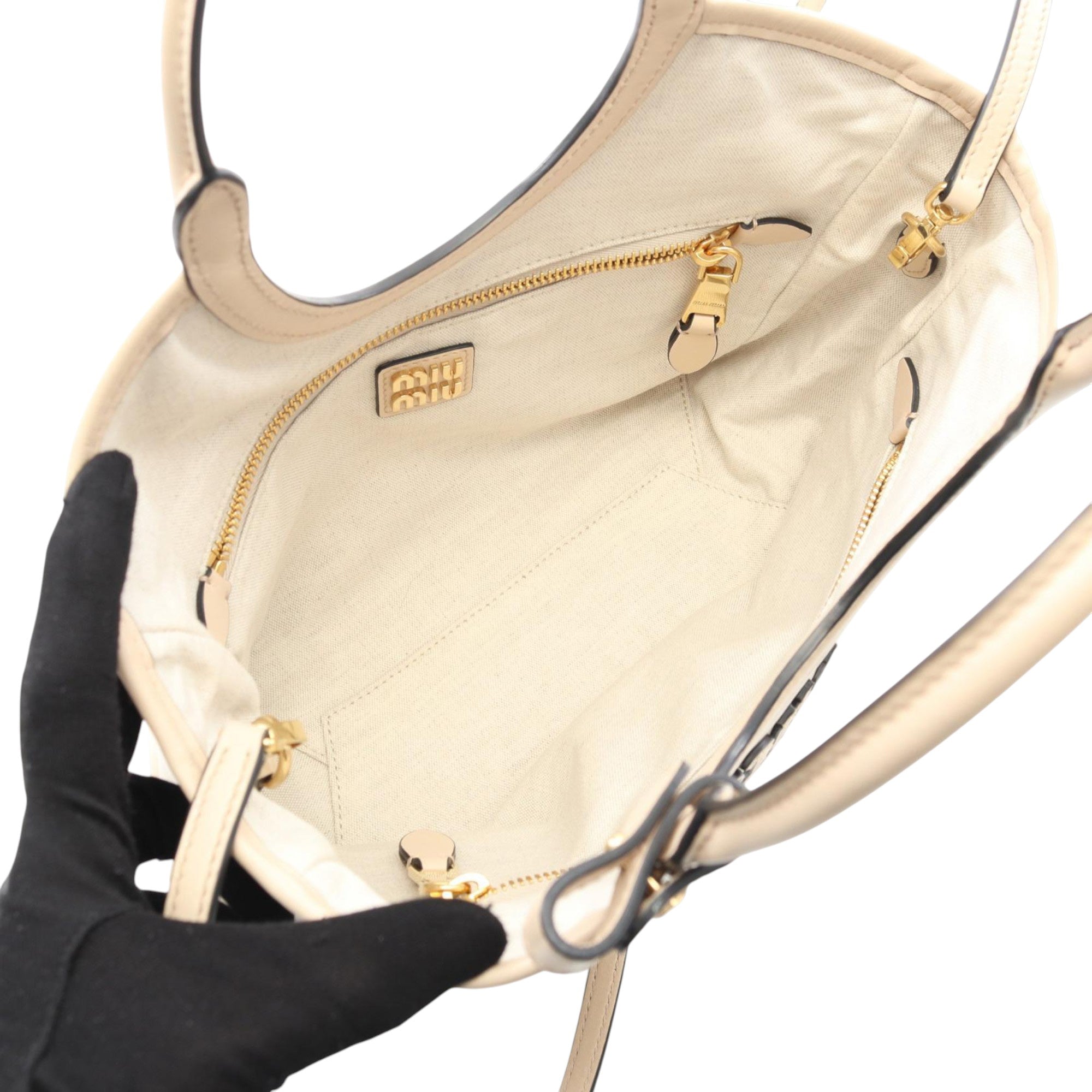 Miu Miu Calfskin Ivy Satchel - image 3