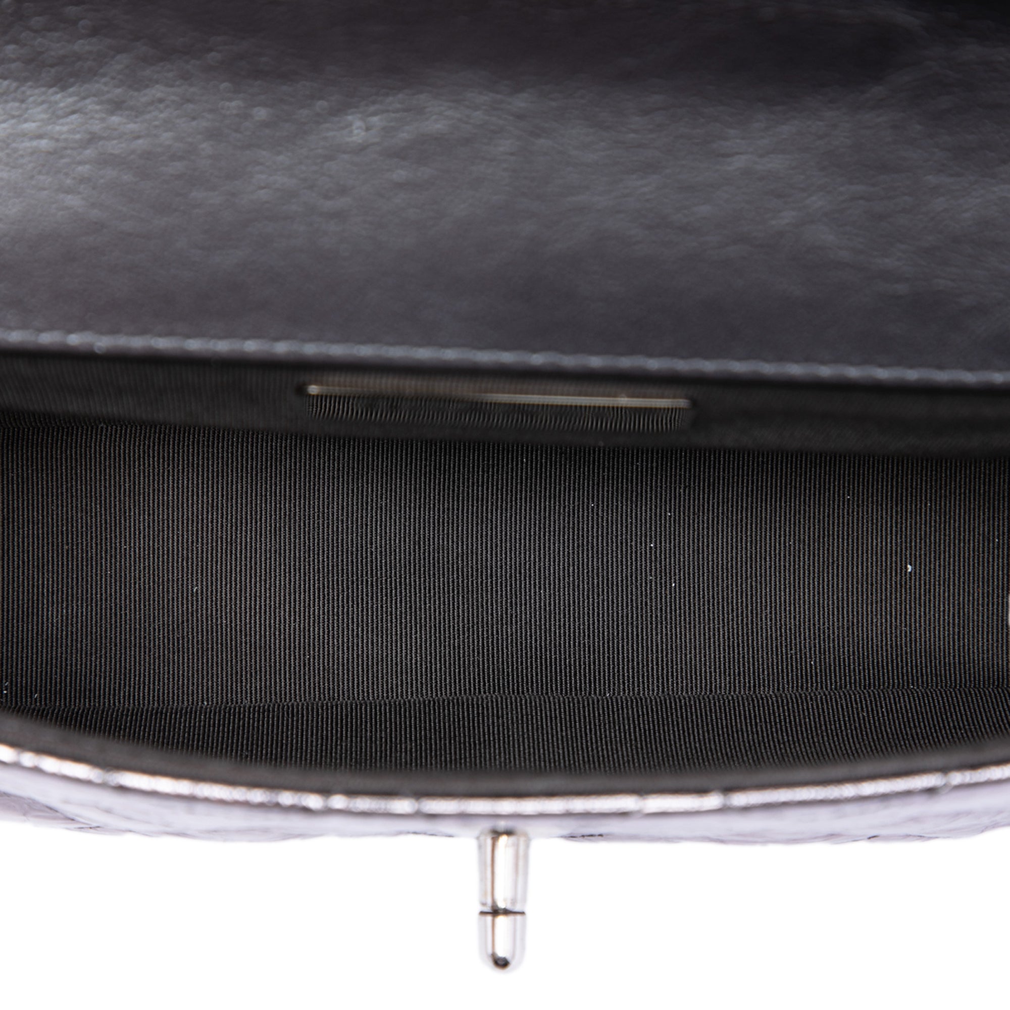Chanel Mini Quilted Metallic Calfskin Ring Top Handle Flap - image 4