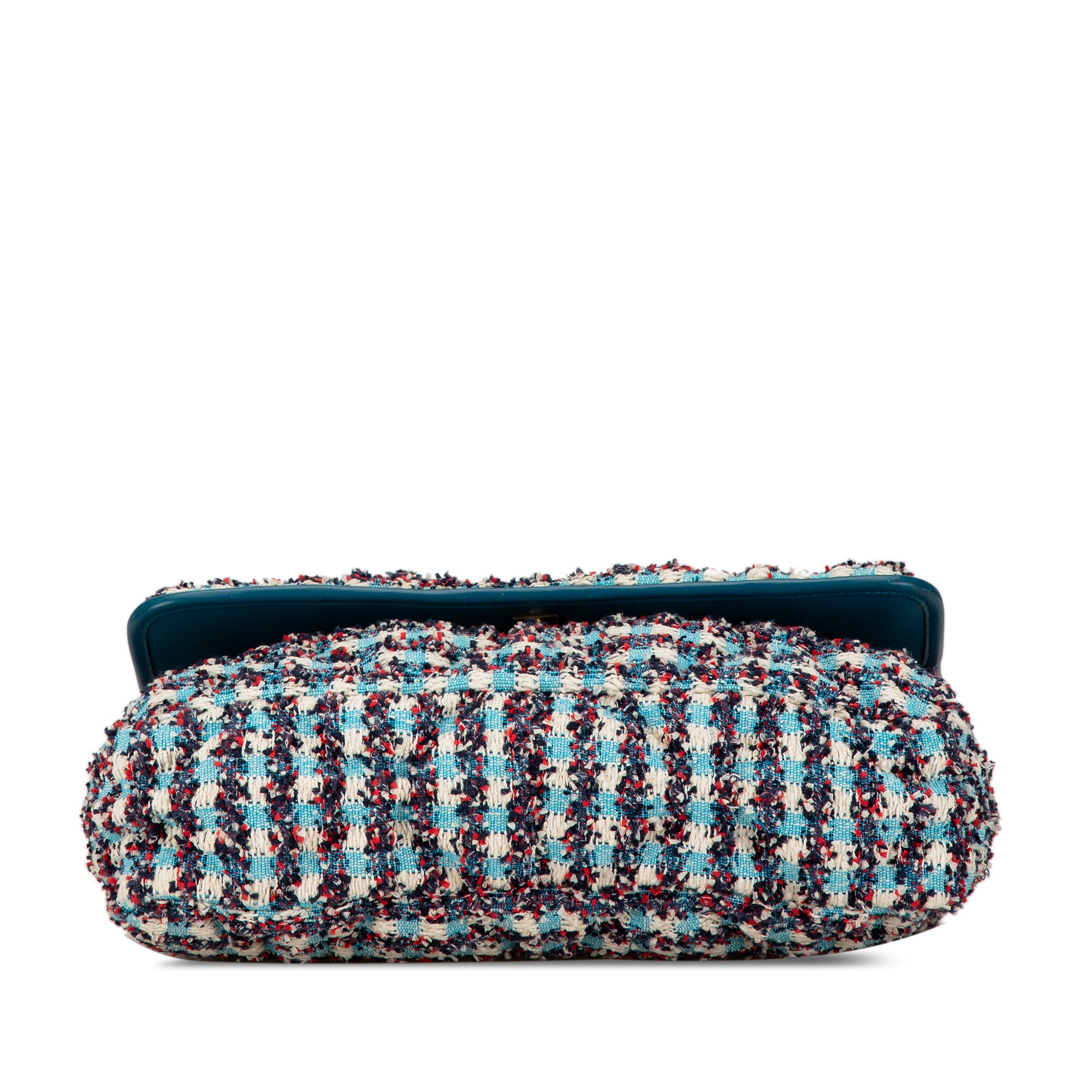 Chanel Maxi Tweed Chesterfield Single Flap - image 4