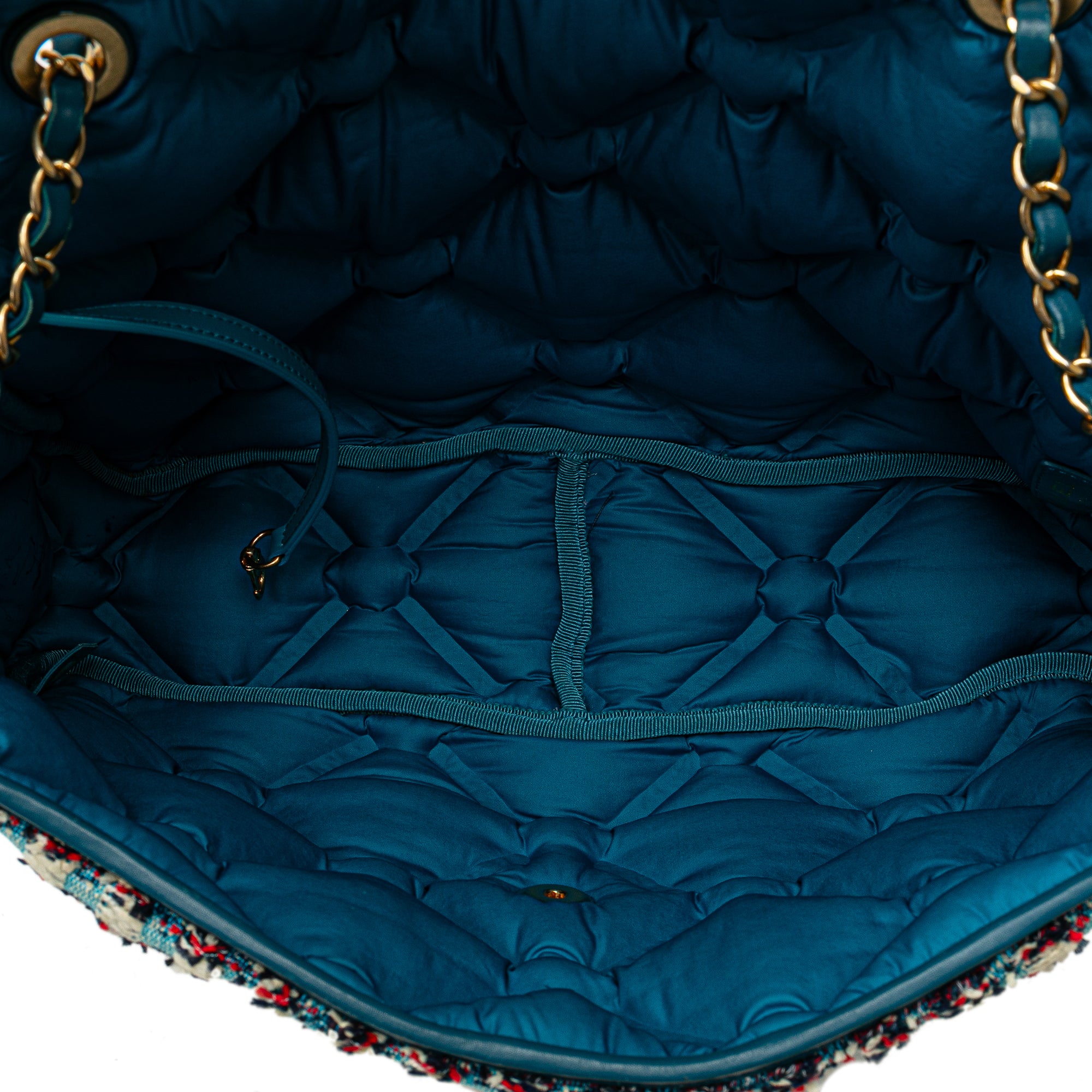 Chanel Maxi Tweed Chesterfield Single Flap - image 5