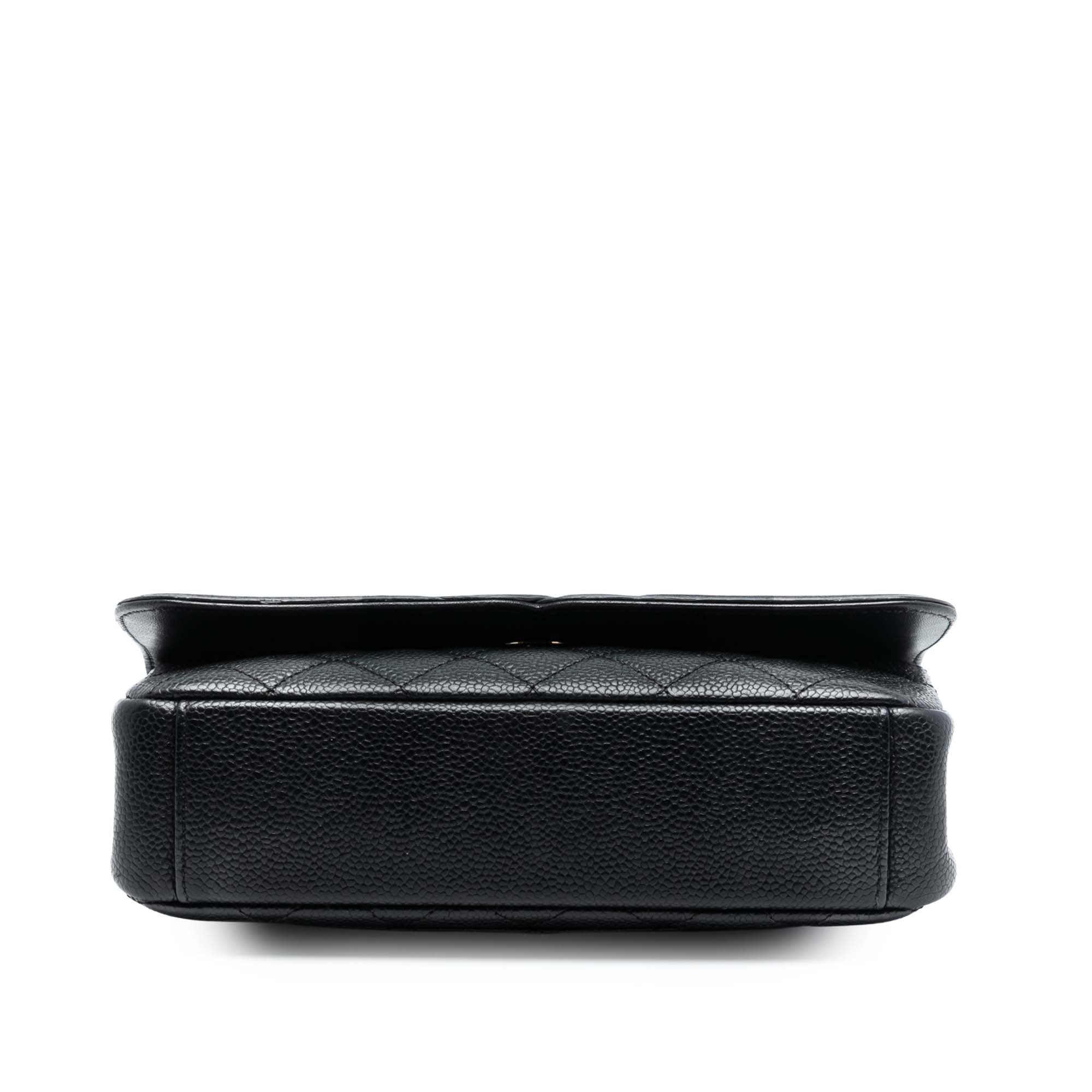 Chanel Small Quilted Caviar CC Filigree Flap - image 3