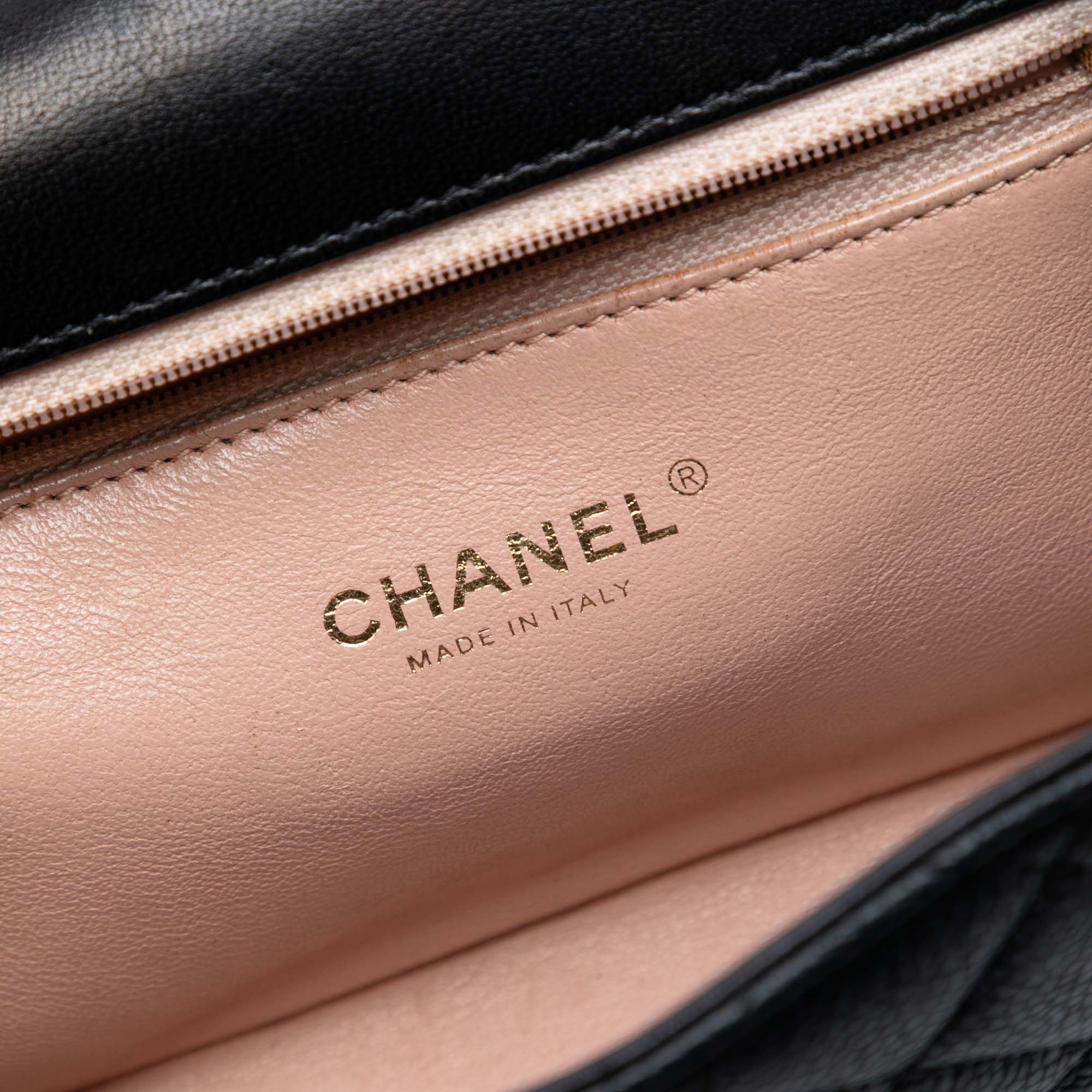 Chanel Small Quilted Caviar CC Filigree Flap - image 5