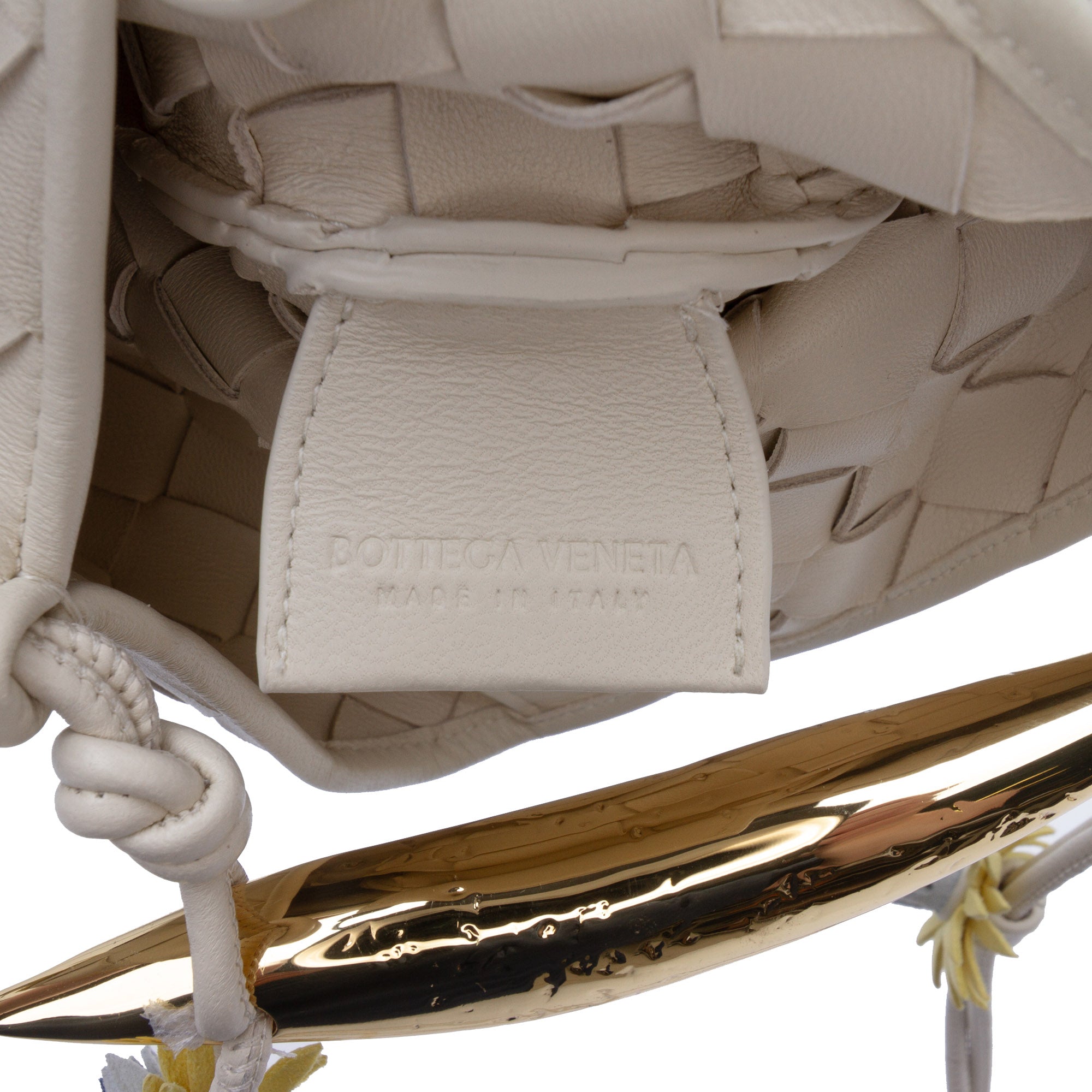 Bottega Veneta Baby Lambskin Intrecciato Floral Sardine - image 5